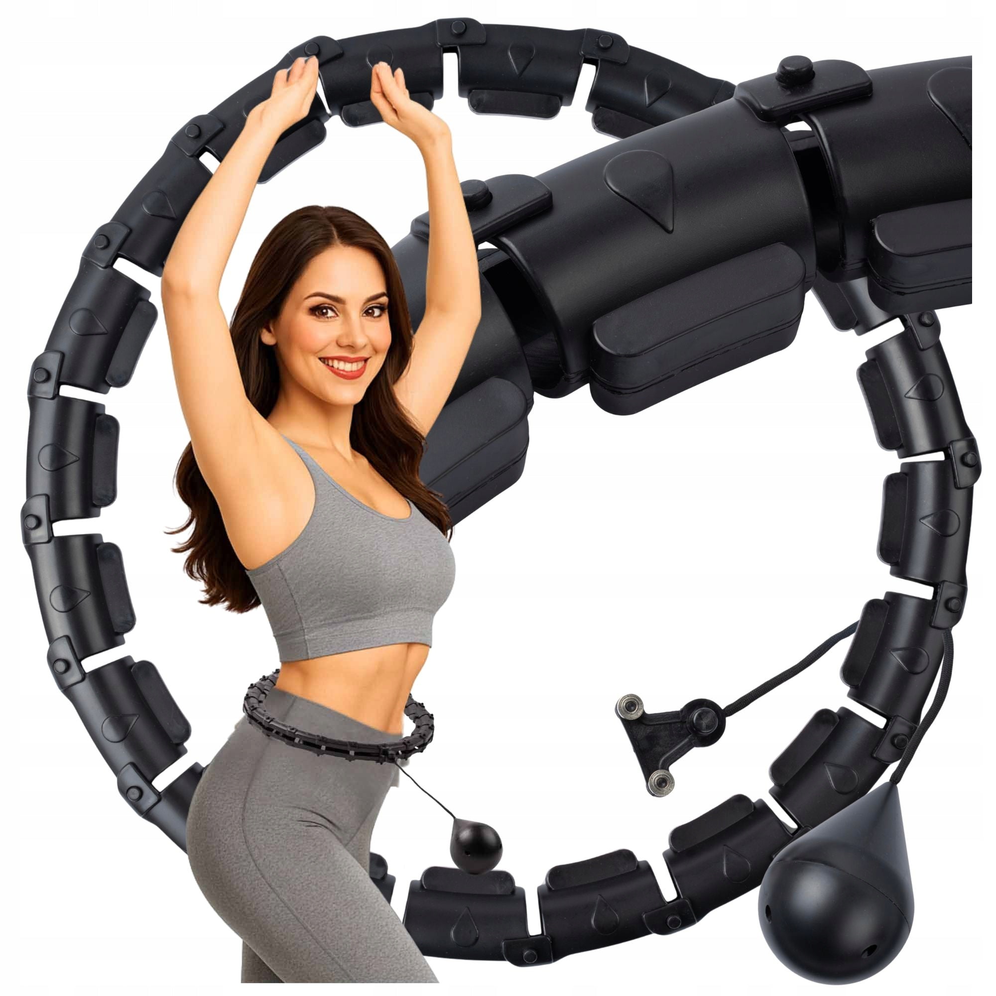 HULA HOP SLIMMING with Load Weight Smart with HULAHOP Protrusions Packaging status original