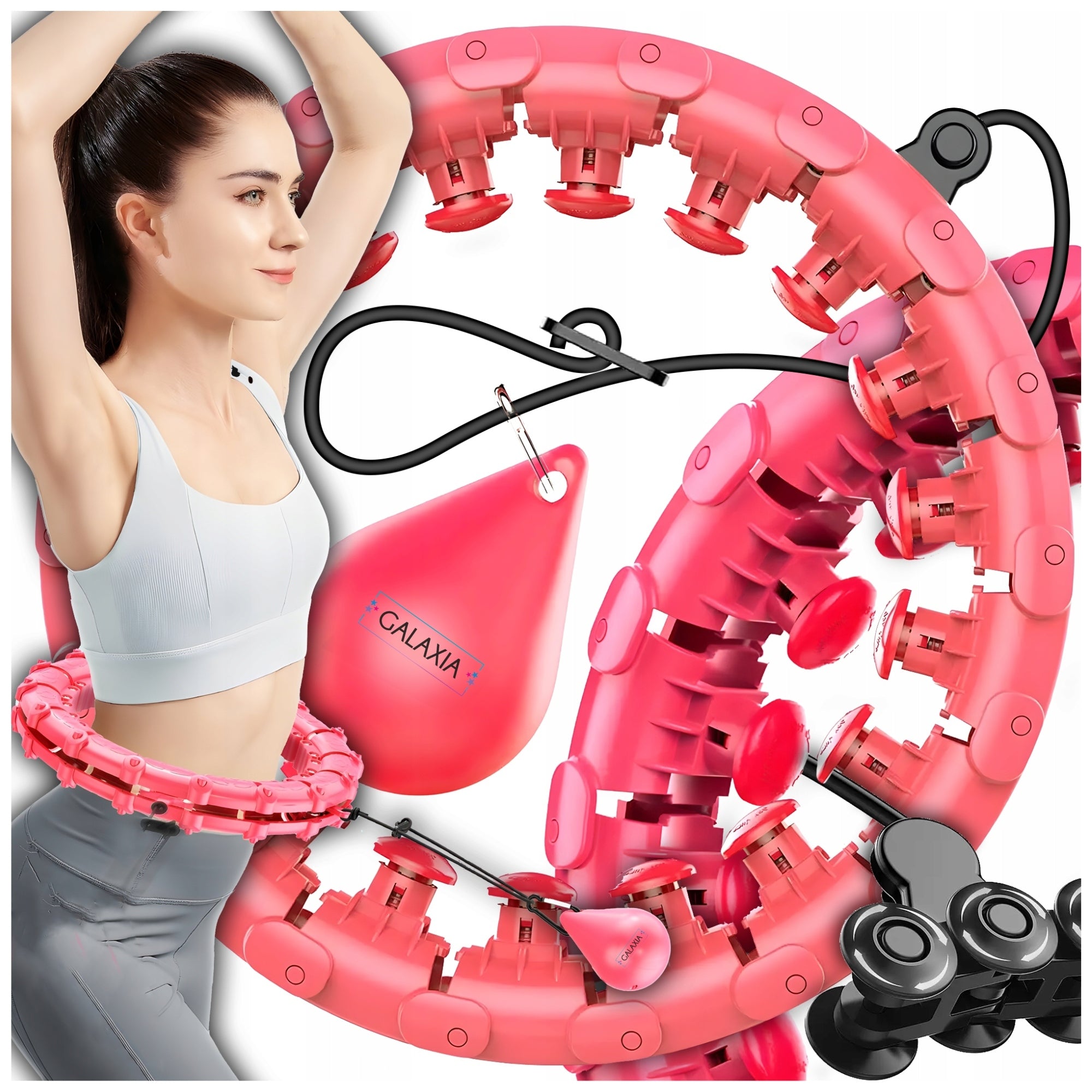 HULA HOP WEIGHTED HULAHOP Slimming Weighted Smart with Protrusions