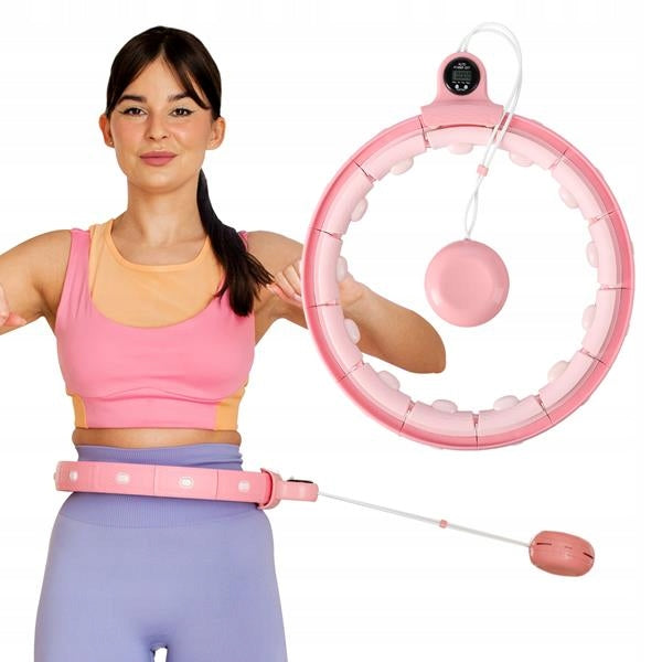 HULA HOP fitness slimming WITH PROJECTIONS counter Color pink