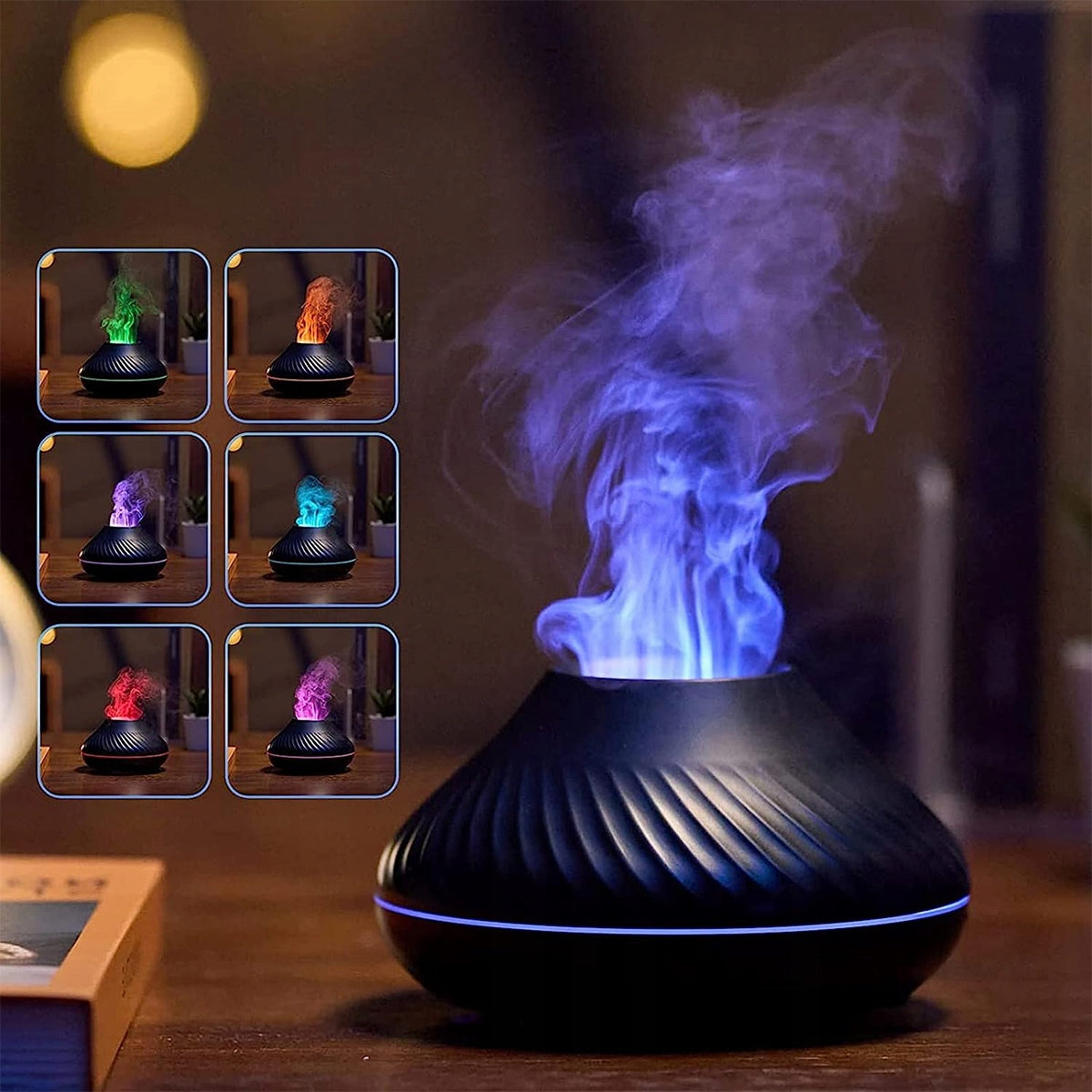 HUMIDIFIER AROMA DIFFUSER AROMATHERAPY VOLCANO LED FIRE EFFECT Manufacturer code 4894152432118