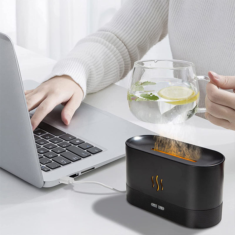 HUMIDIFIER AROMA DIFFUSER FIRE EFFECT FIREPLACE LED AROMATHERAPY Brand no brand