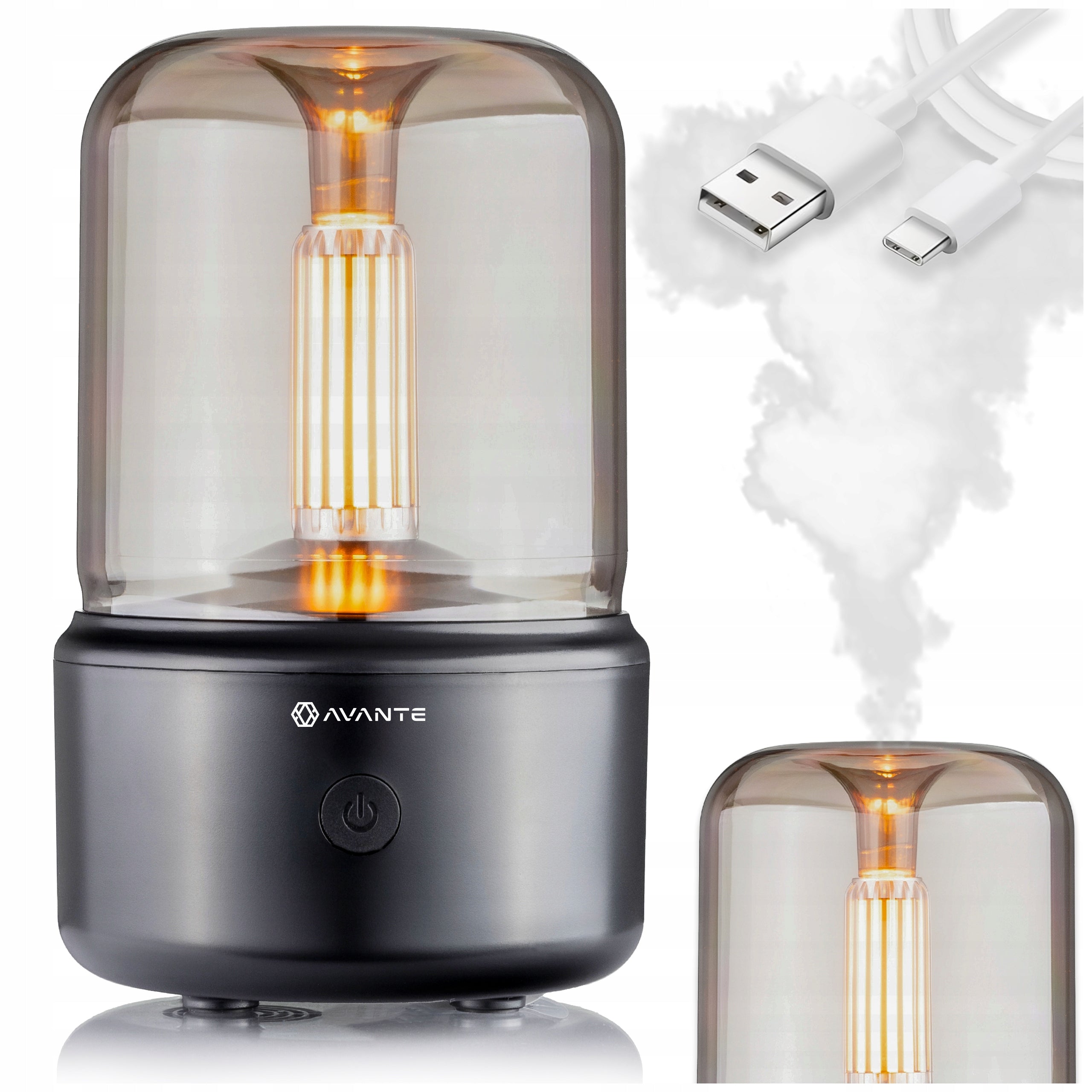 HUMIDIFIER AROMA DIFFUSER LED NIGHT LIGHT FOR AROMATHERAPY USB