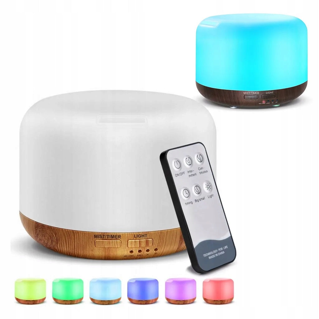 HUMIDIFIER AROMA DIFFUSER NIGHT LIGHT AROMATHERAPY RGB REMOTE CONTROL