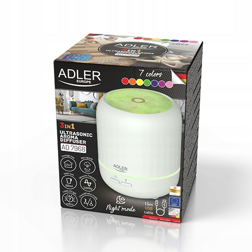 HUMIDIFIER AROMATHERAPY AROMA DIFFUSER Maximum efficiency 18 m³/h