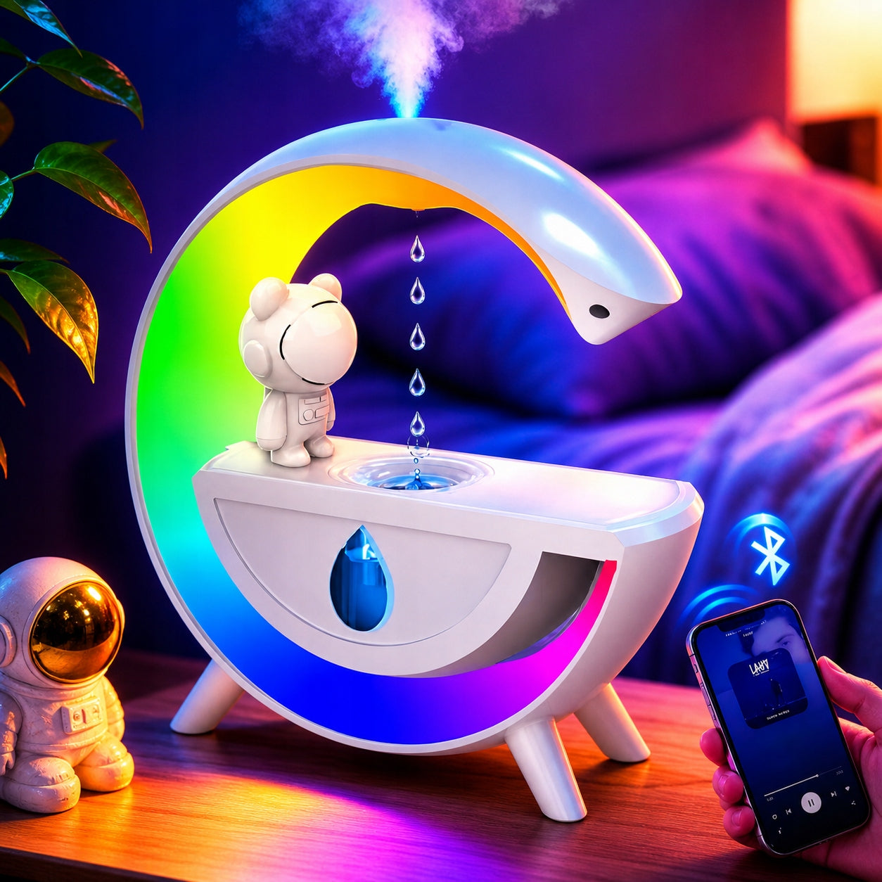 HUMIDIFIER ASTRONAUT SPEAKER LAMP 3IN1 LED MONTESSA BLUETOOTH Manufacturer code 5903843214724