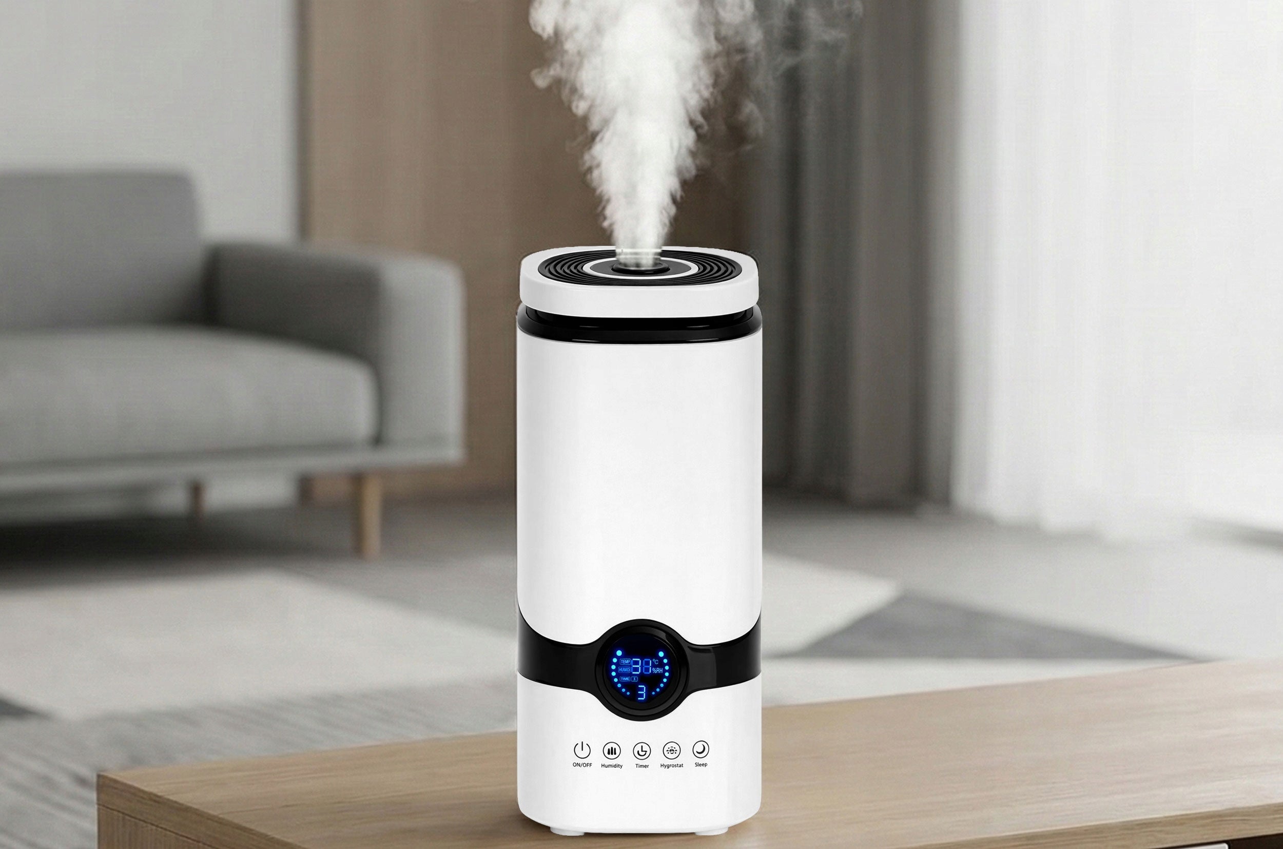 HUMIDIFIER AUTOMATIC AROMATHERAPY DIFFUSER 3 OILS Brand MEMFLOW