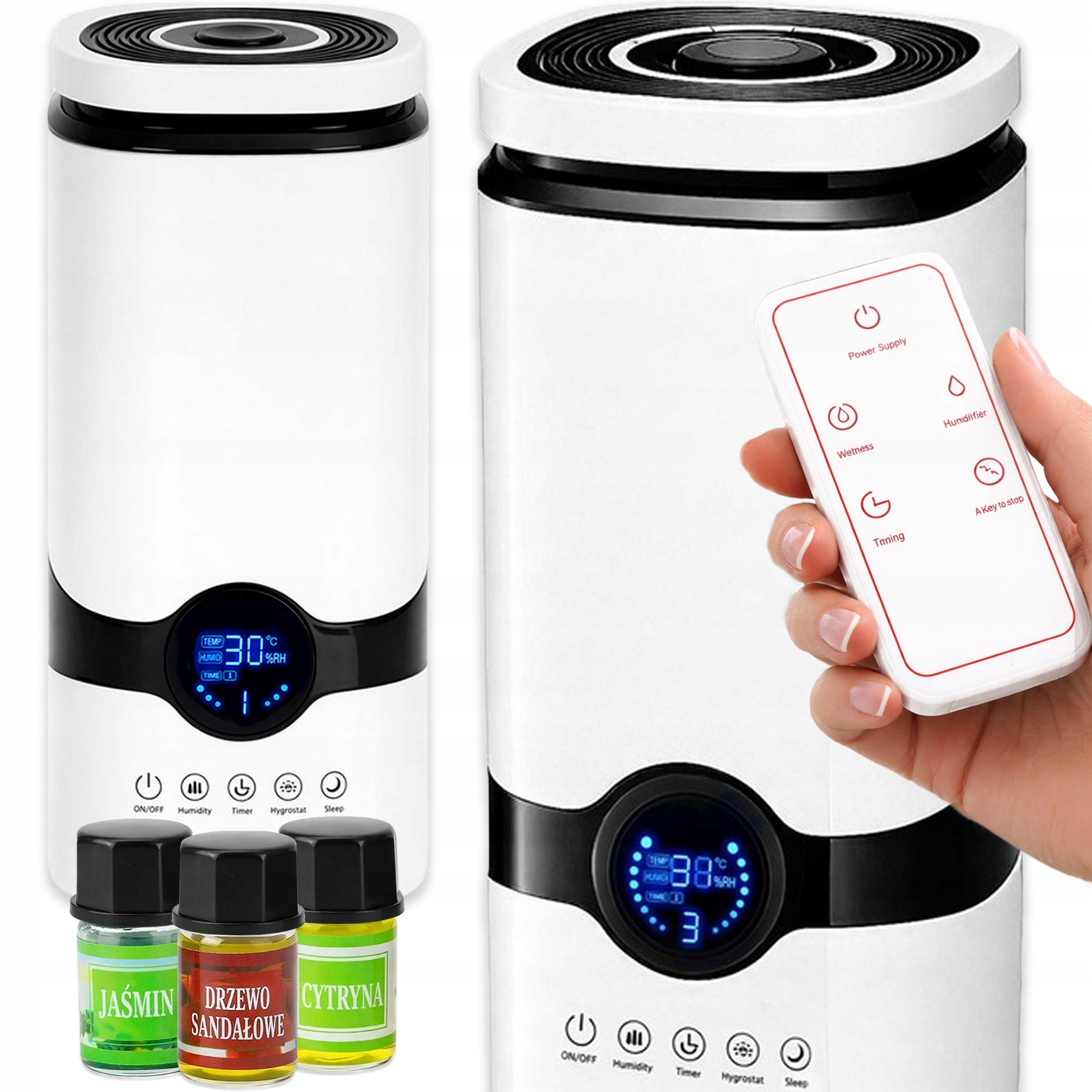 HUMIDIFIER AUTOMATIC AROMATHERAPY DIFFUSER 3 OILS