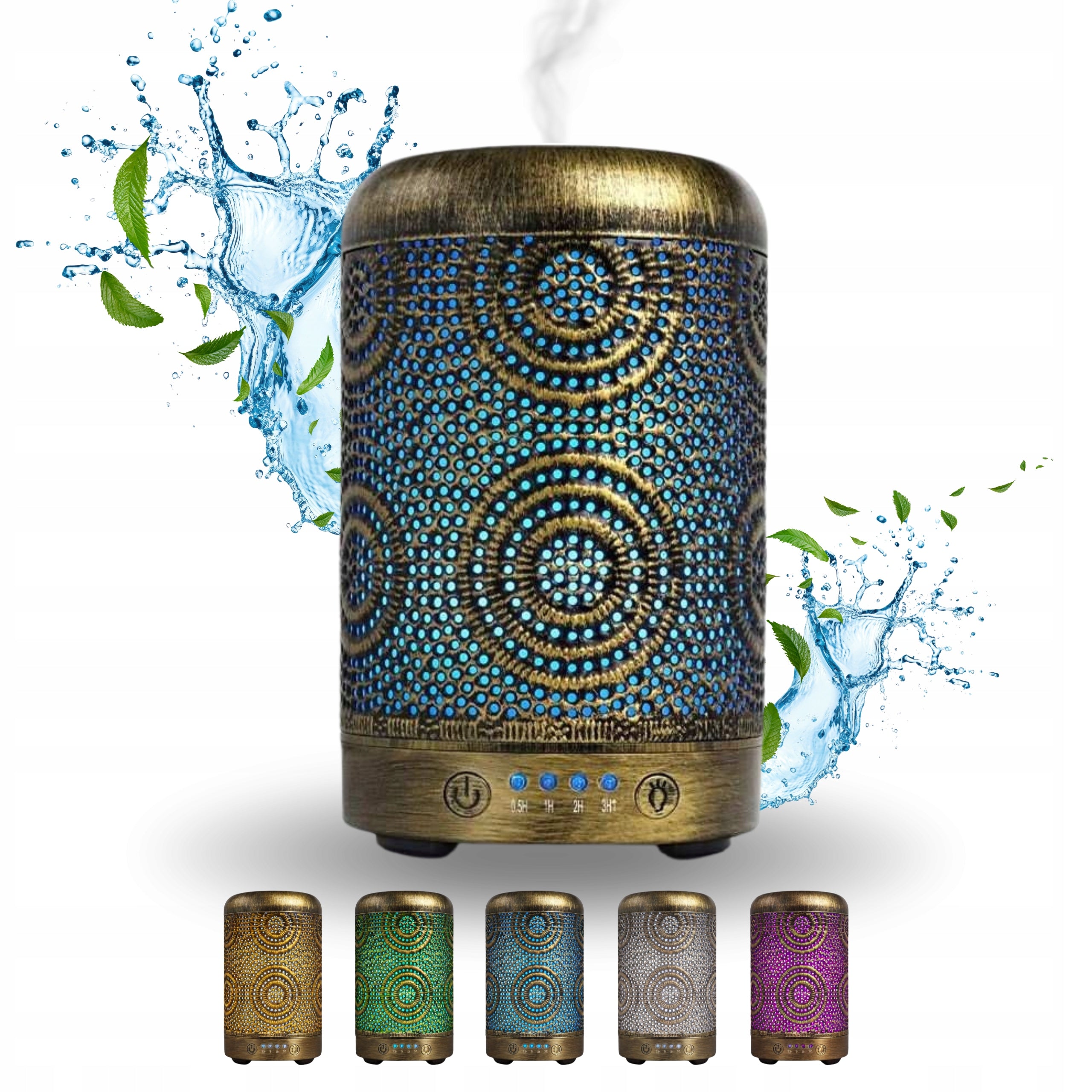 HUMIDIFIER NIGHT LIGHT AROMATHERAPY TIMER LED