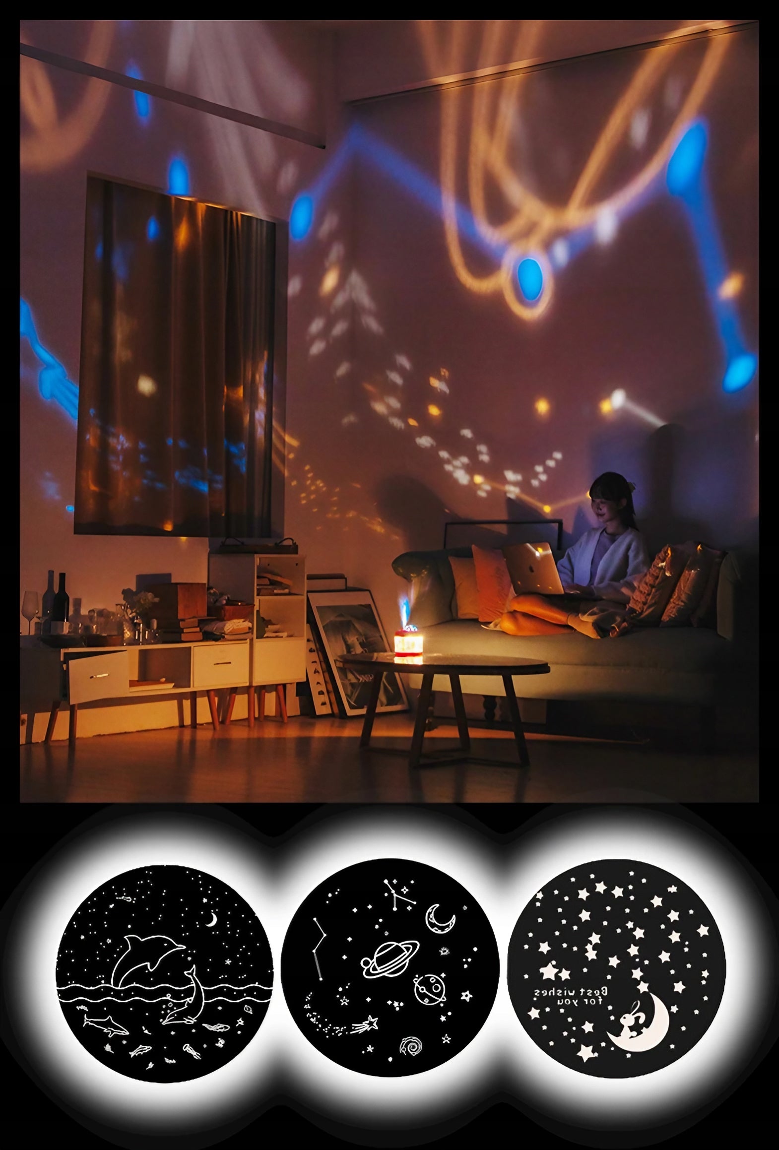HUMIDIFIER NIGHT LIGHT WITH TIGER STAR PROJECTOR FOR CHILDREN Medical device no