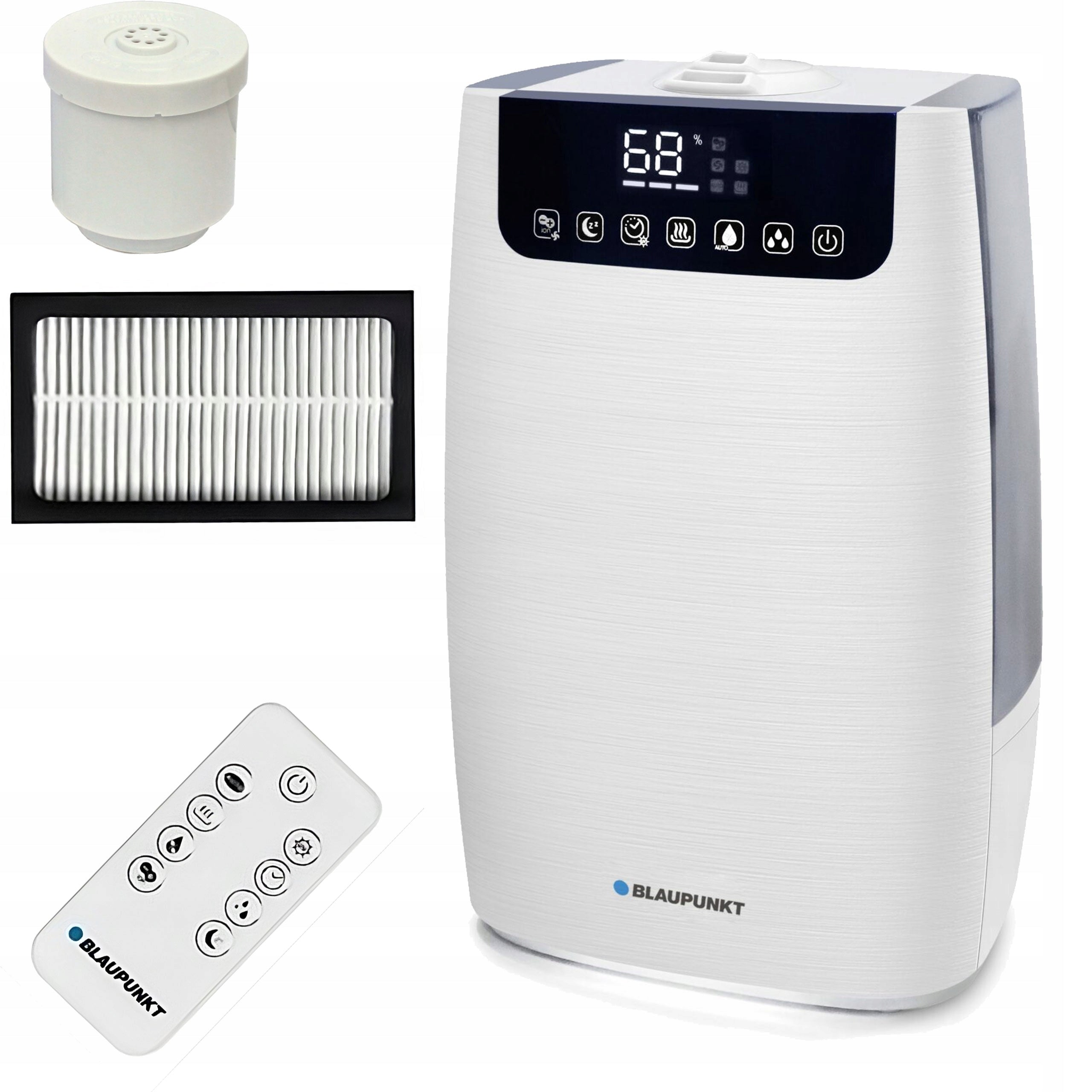 HUMIDIFIER PURIFIER UV HEPA AROMATER IONIZATION BLAUPUNKT AHS802