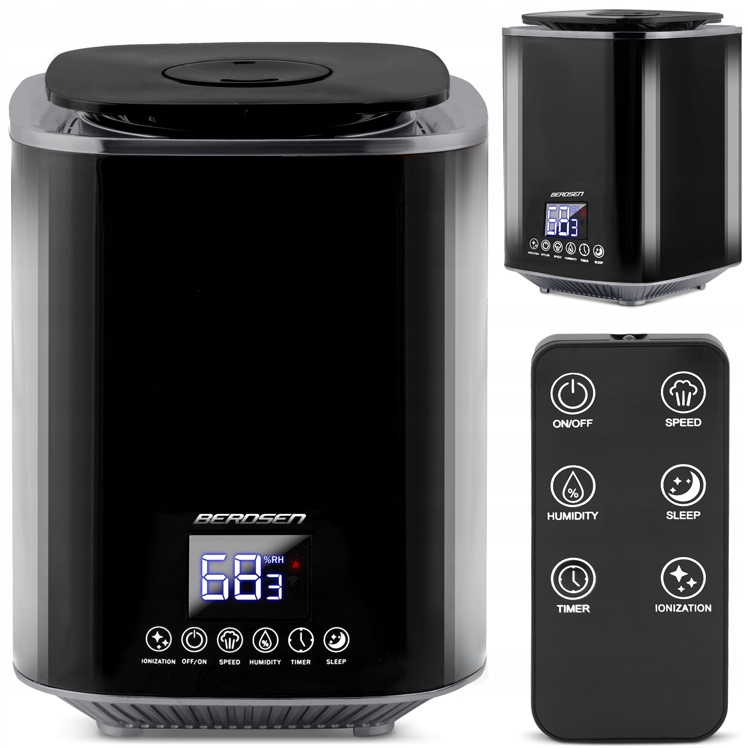 HUMIDIFIER ULTRASONIC IONIZER AROMATHERAPY PILOT