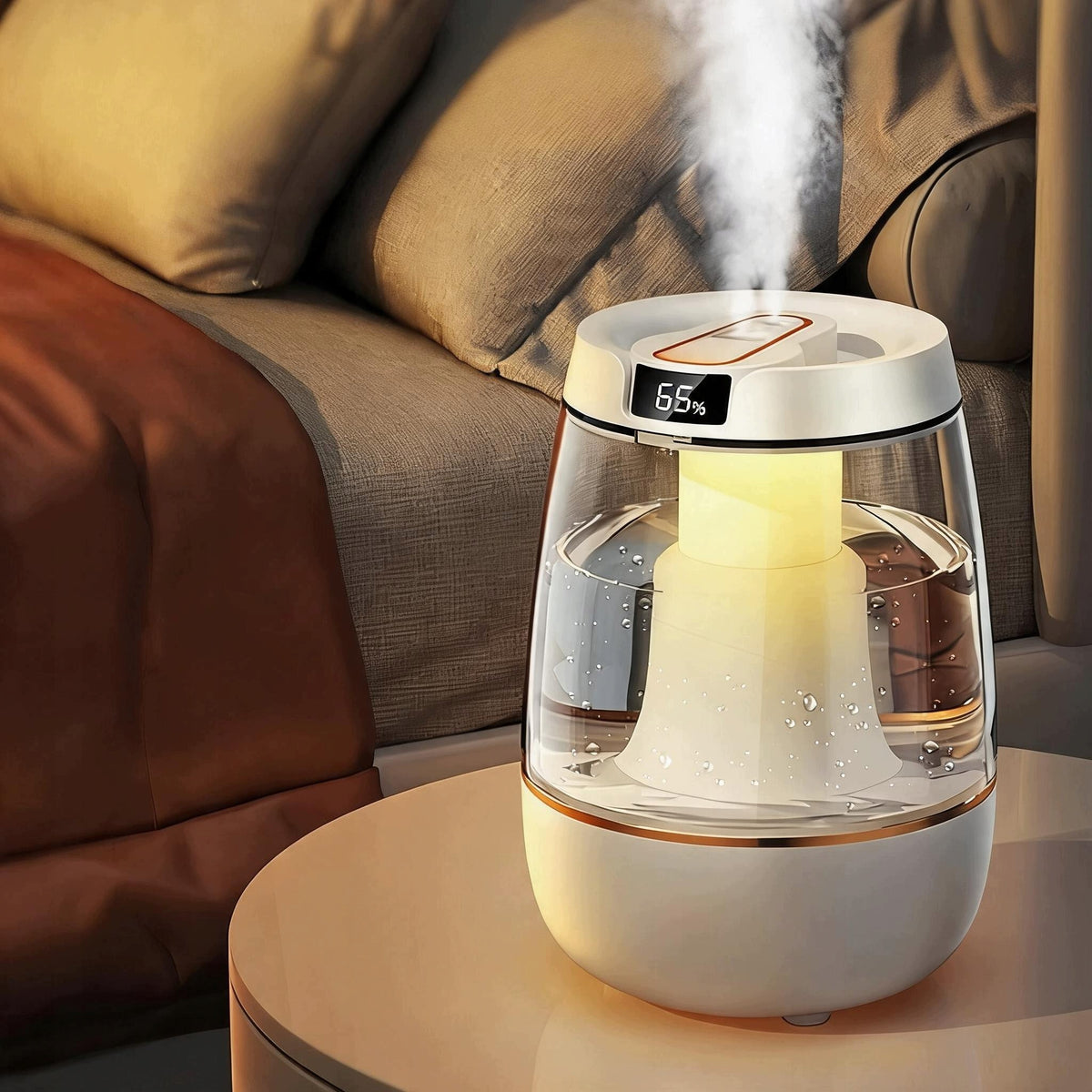 HUMIDIFIER USB 3L LONG WORKING TIME UP TO 36H CONTINUOUS HUMIDIFICATION Packaging status original