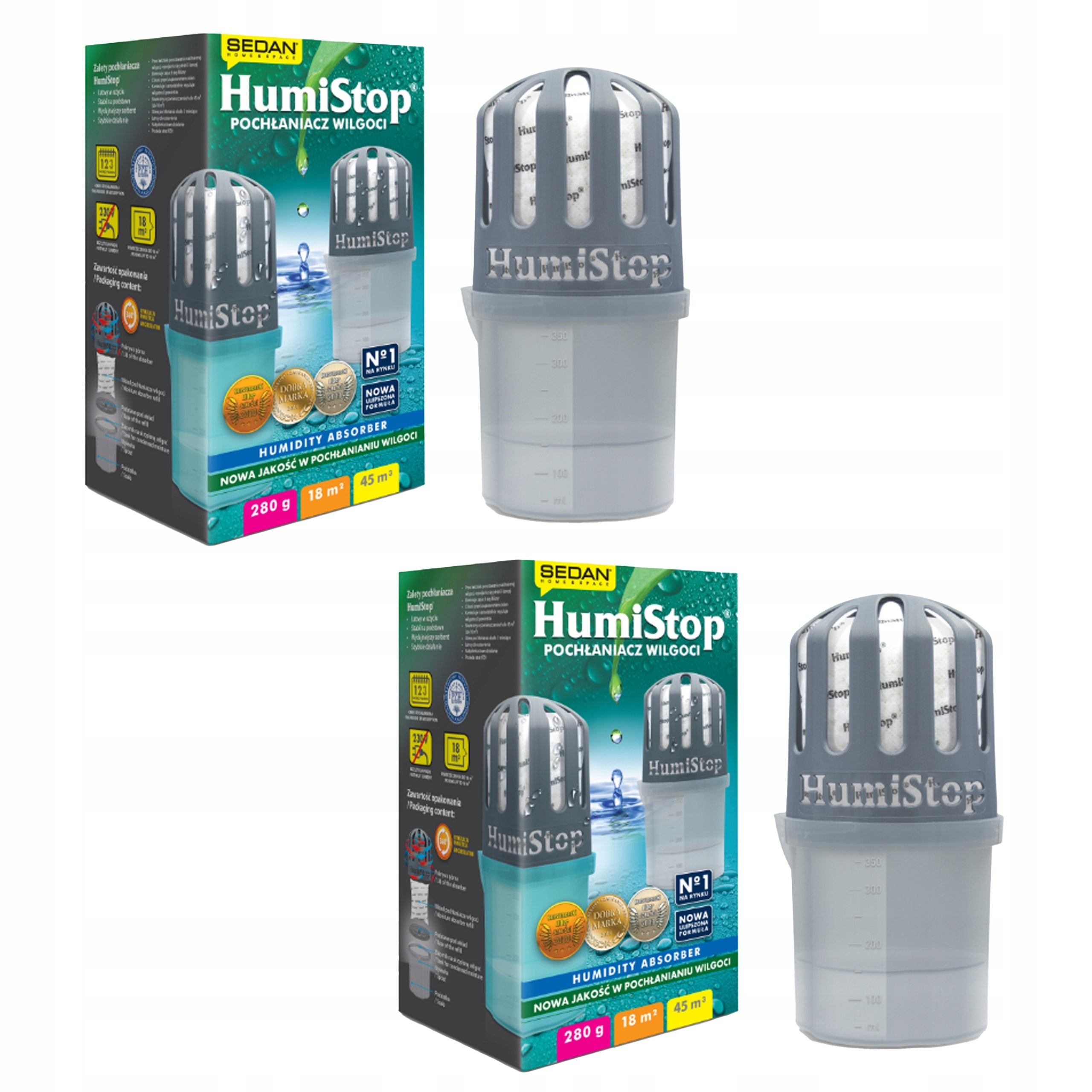 HUMISTOP > MOISTURE ABSORBER WITH CARTRIDGE