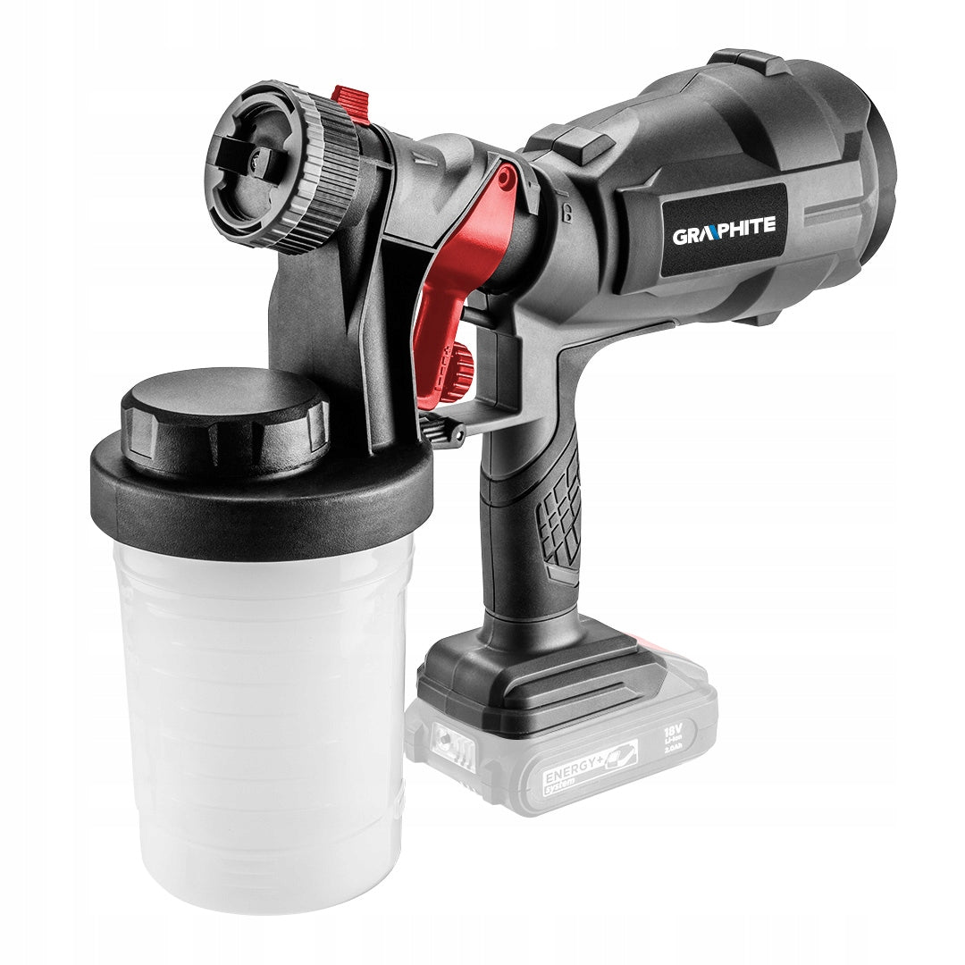 HVLP Energy+ 18V Spray Gun, Li-Ion, Without Battery