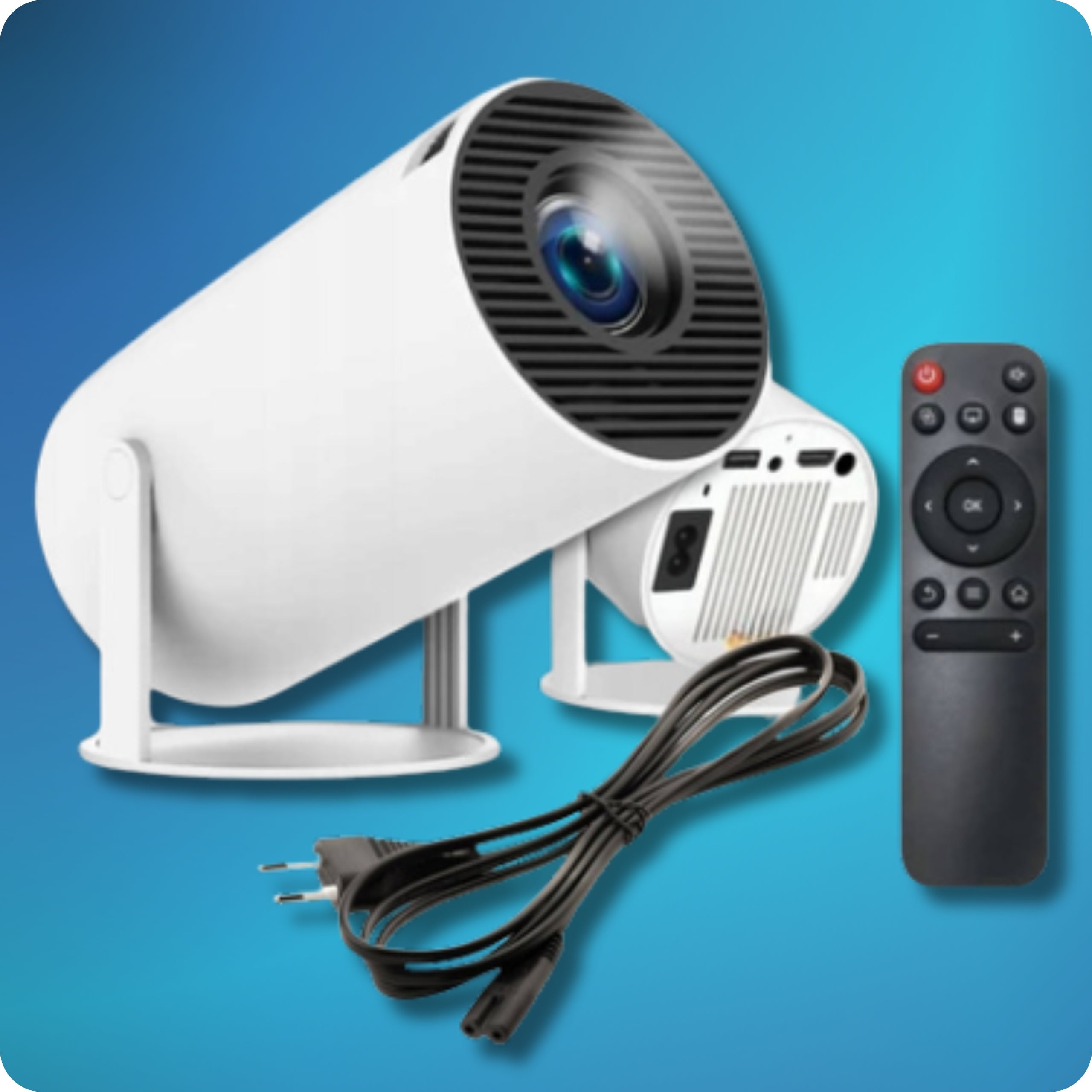 HY300 PRO Portable LED Projector for 130 Inch HDMI for Fairy Tale Movies Manufacturer code QiaWanCF