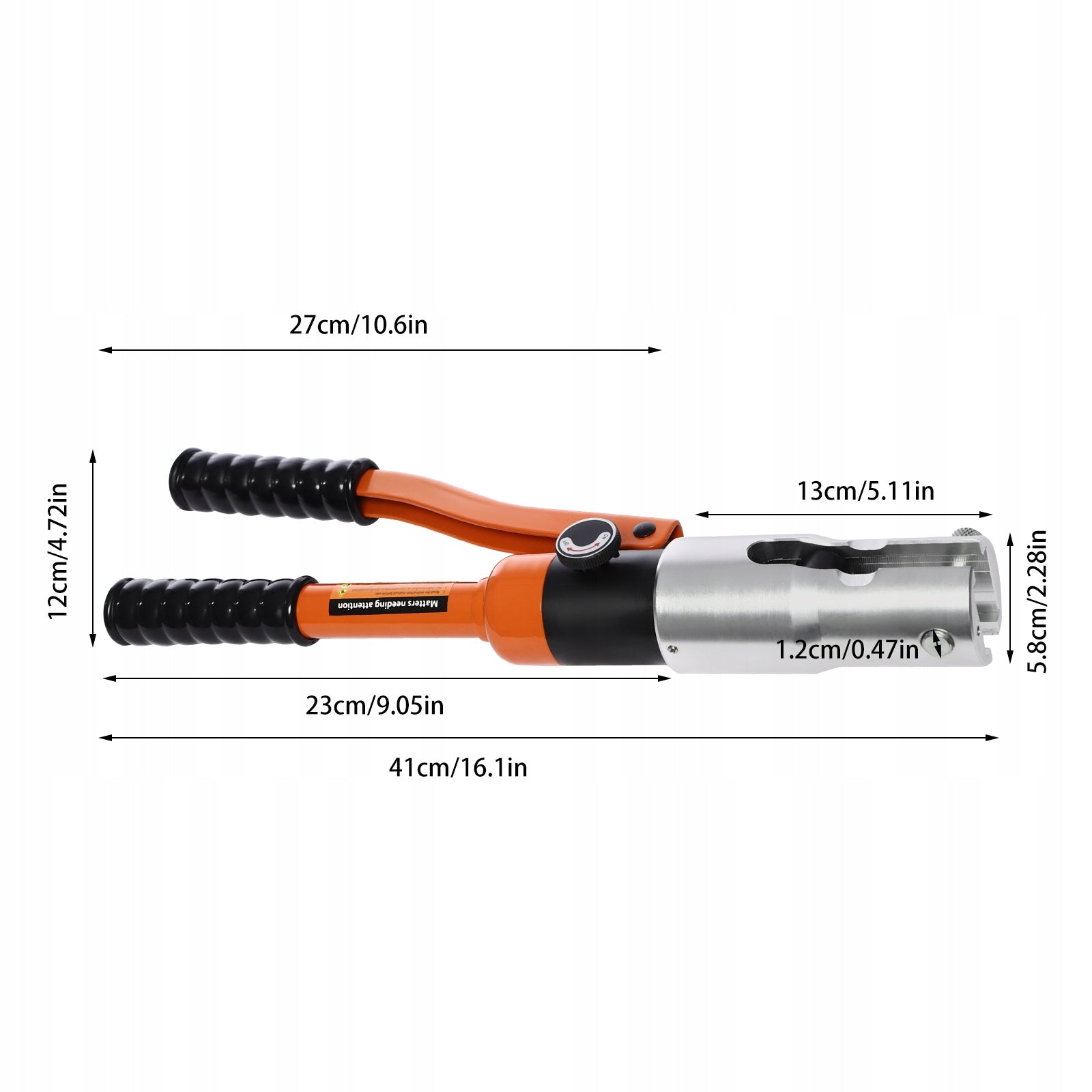 HYDRAULIC CRIMPING TOOL KIT 10T, CW-1632 WITH MOLDS M12/15/18/22/28 Manufacturer code 4069749079797