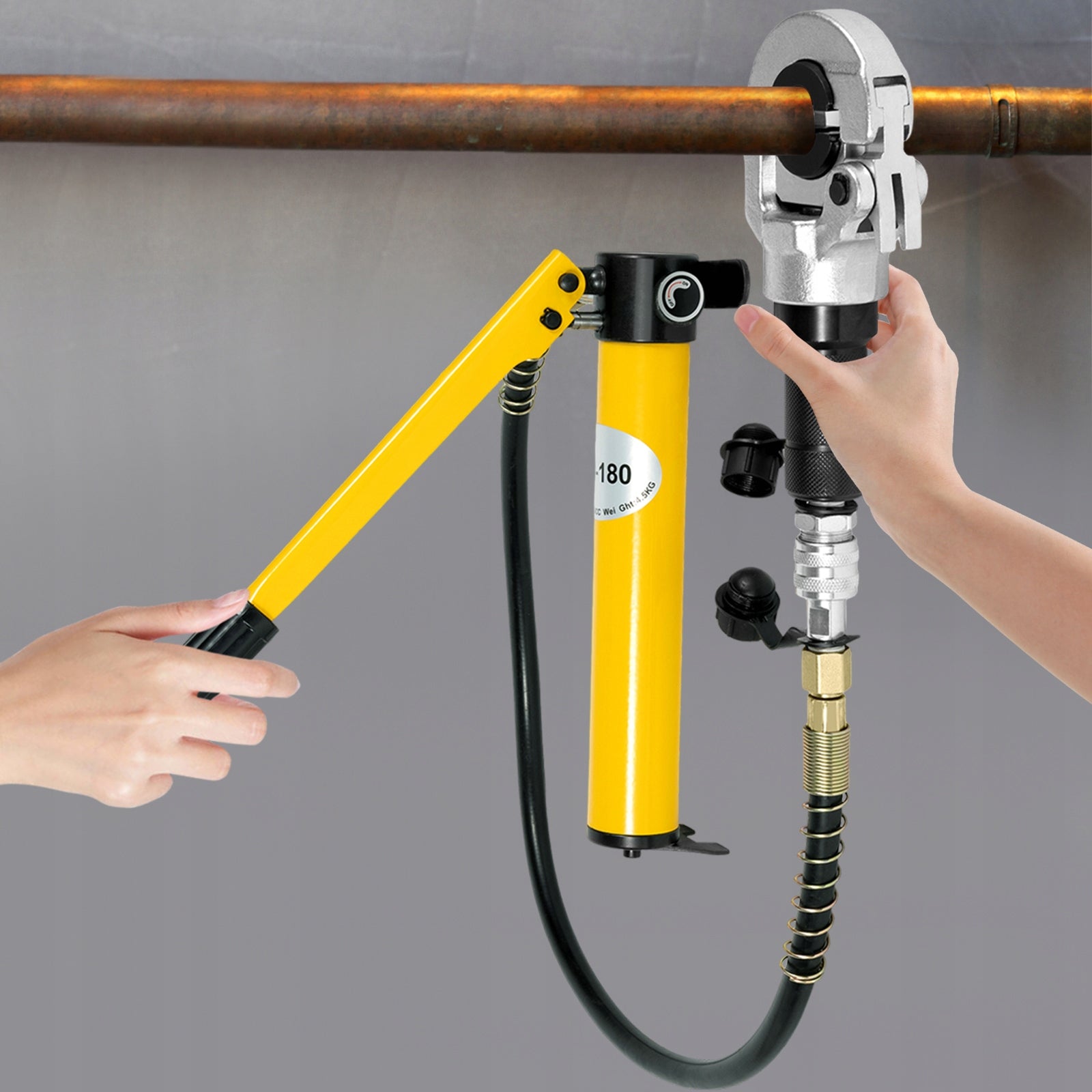 HYDRAULIC CRIMPING TOOL WITH V12-28 TH16-32 DIES Packaging status original