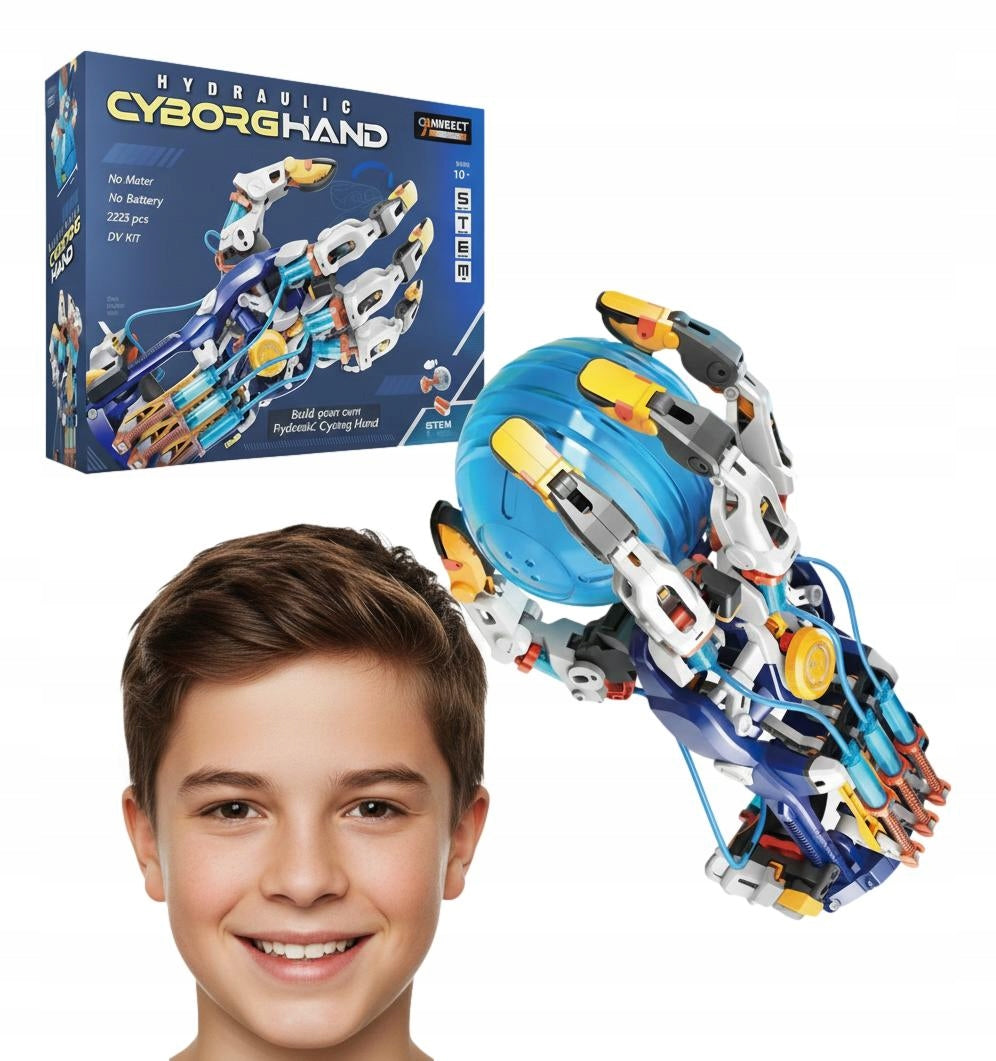 HYDRAULIC HAND CYBORG Robot Educational Folding Kit for Kids