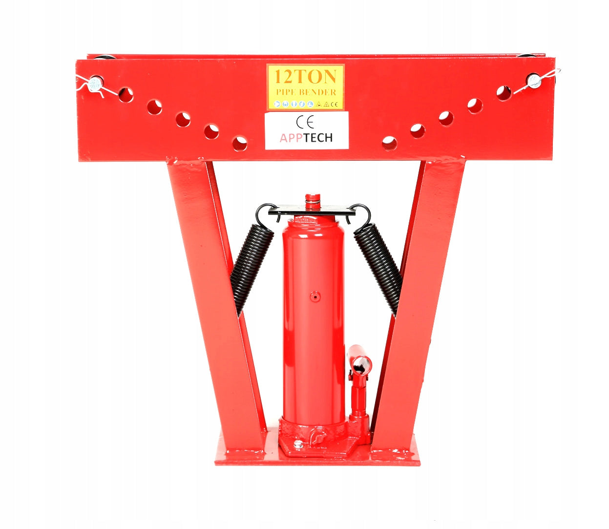 HYDRAULIC PIPE BENDING MACHINE 12 TON 12T + 6 PROFILES 90 DEGREE VERTICAL LEVEL Packaging status original
