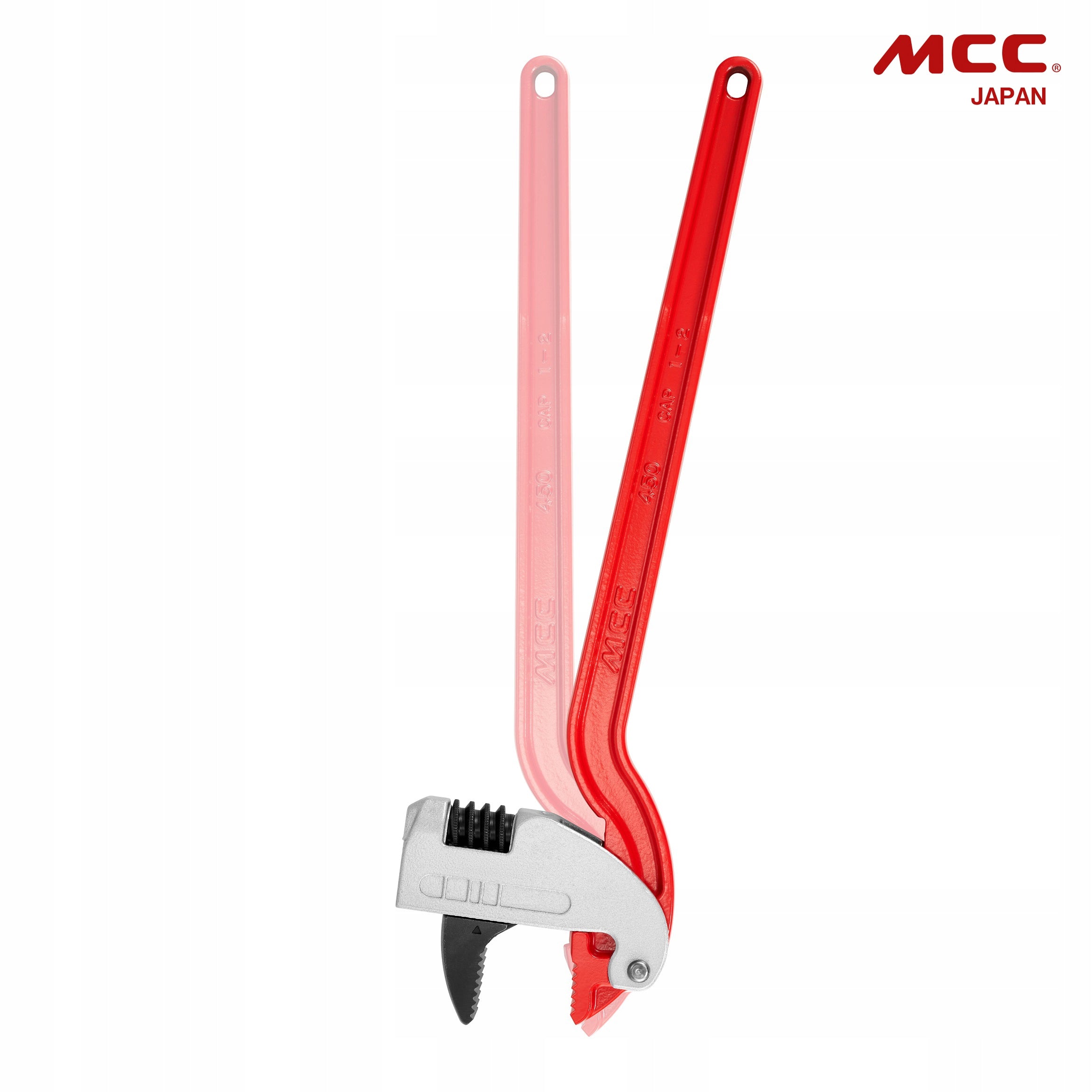 HYDRAULIC PIPE WRENCH CORNER PATENT. MCC CW-300 *** MADE IN JAPAN *** EAN (GTIN) 4989065103269
