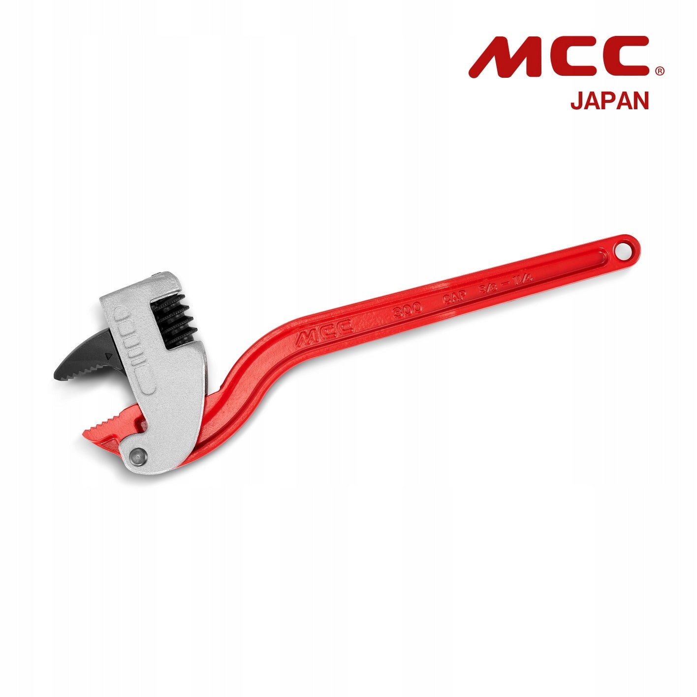 HYDRAULIC PIPE WRENCH CORNER PATENT. MCC CW-300 *** MADE IN JAPAN *** Manufacturer code MCC CW-300