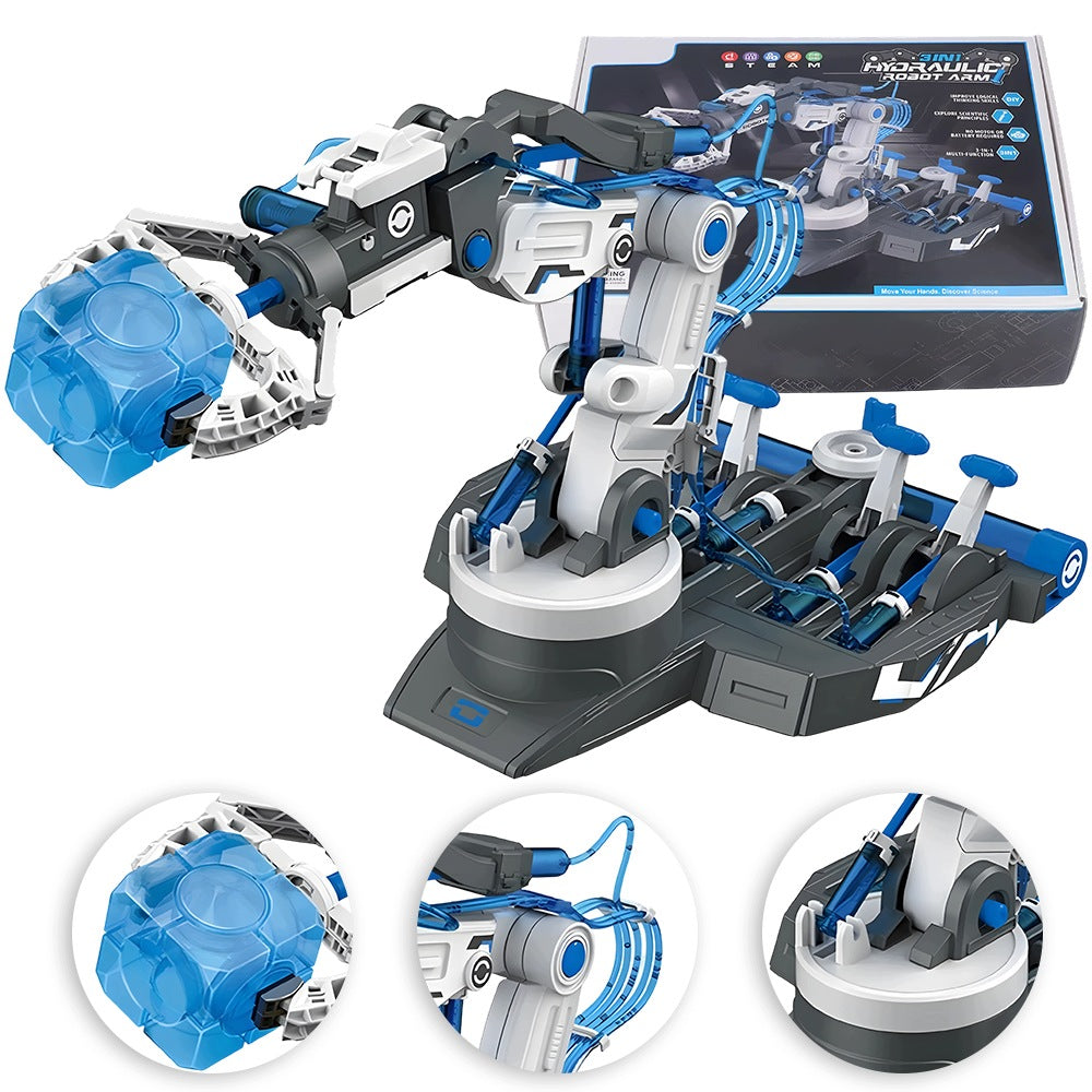 HYDRAULIC ROBOT ARM WITH 3IN1 CONSTRUCTION KIT FOR CHILDREN Brand Bedee