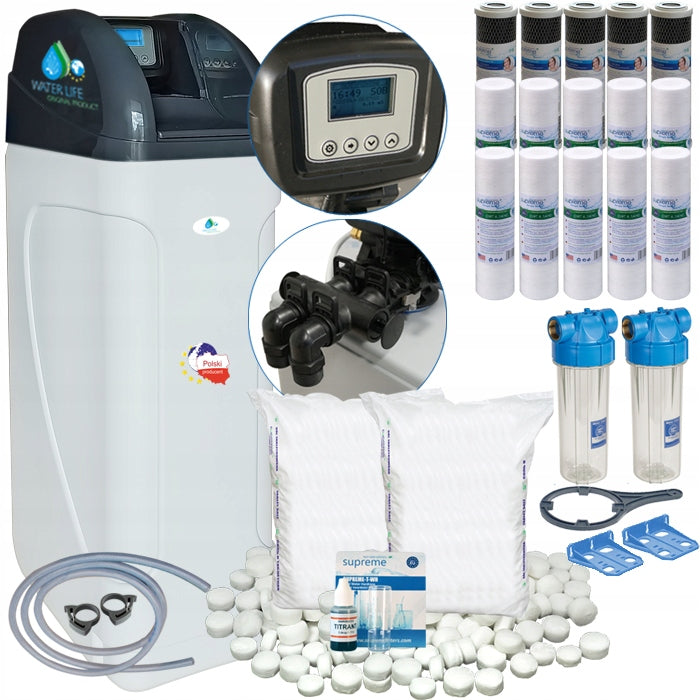 HYDRO PREMIUM WATER SOFTENER 22 MONOSPHERIC, DRY TANK, LEVATITE Packaging status original