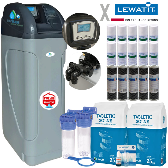 HYDRO PREMIUM WATER SOFTENER 22 MONOSPHERIC, DRY TANK, LEVATITE