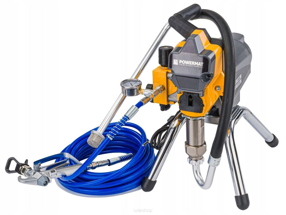 HYDRODYNAMIC PAINT SPRAYER 1300W HOSE 15M 4X NOZZLE 230 BAR 3 L/MIN Brand no brand