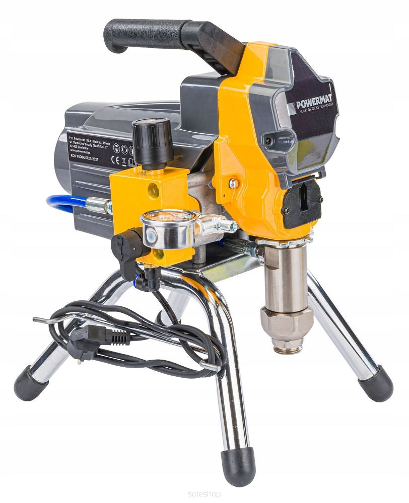 HYDRODYNAMIC PAINT SPRAYER 1300W HOSE 15M 4X NOZZLE 230 BAR 3 L/MIN Manufacturer code PM-PDM-1300M PRO / PM1279