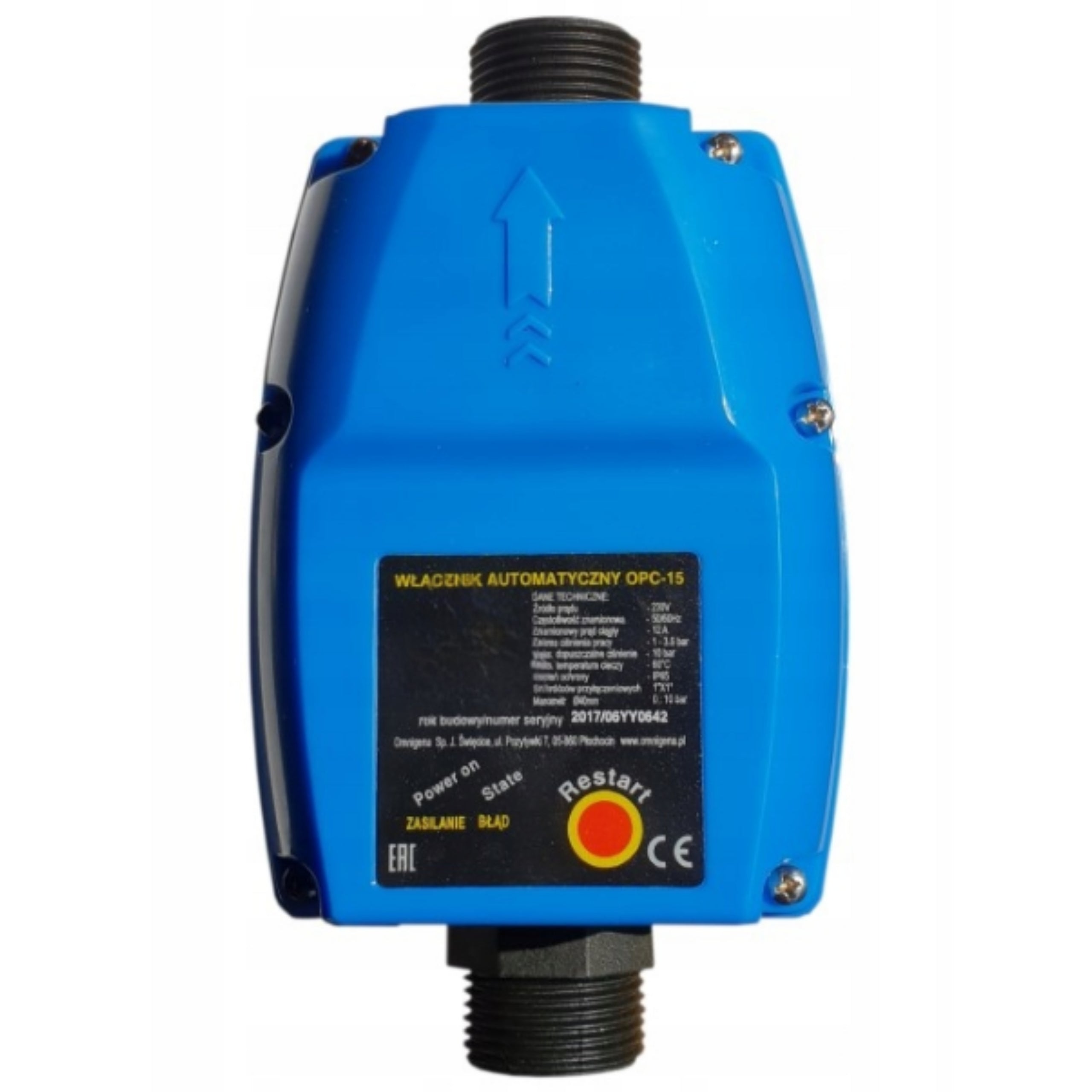 HYDROPHORE SWITCH for Hydrophore Pump CSK 5 Vending Machine DRY GZ1" Packaging status original