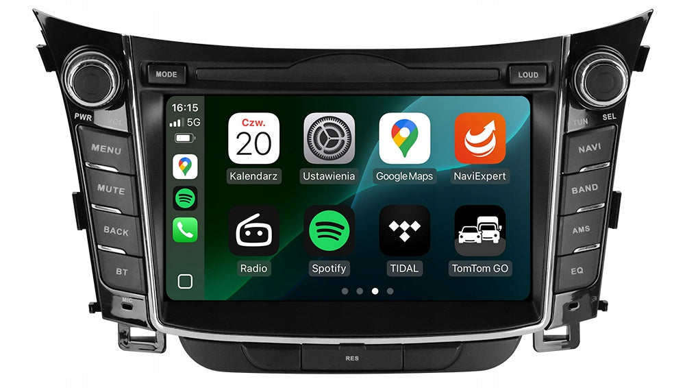 HYUNDAI I30 2012-2017 RADIO NAWIGACJA ANDROID AUTO + APPLE CARPLAY Manufacturer code 5906214510357