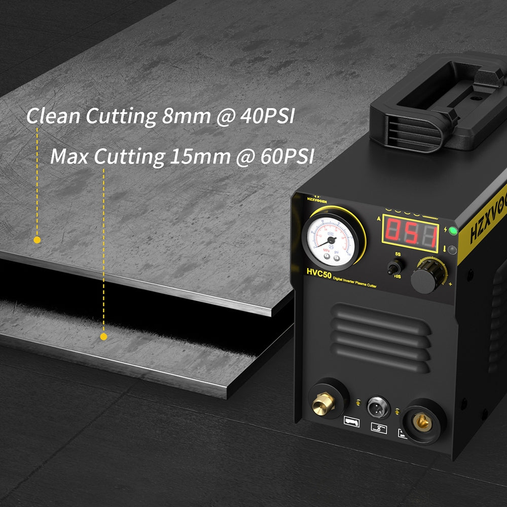 HZXVOGEN HVC50 Plasma Cutter 50 Amps HF Contact Arcing Air Plasma Cutting Packaging status original