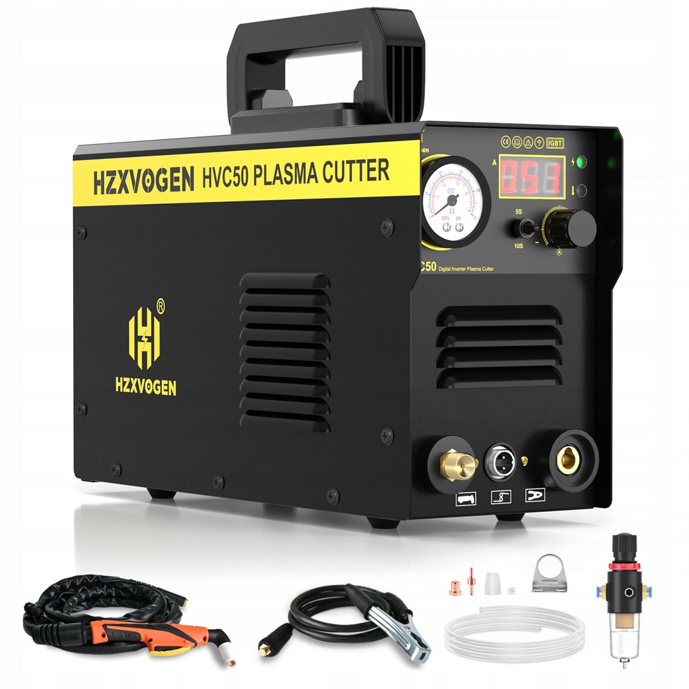 HZXVOGEN HVC50 Plasma Cutter 50 Amps HF Contact Arcing Air Plasma Cutting