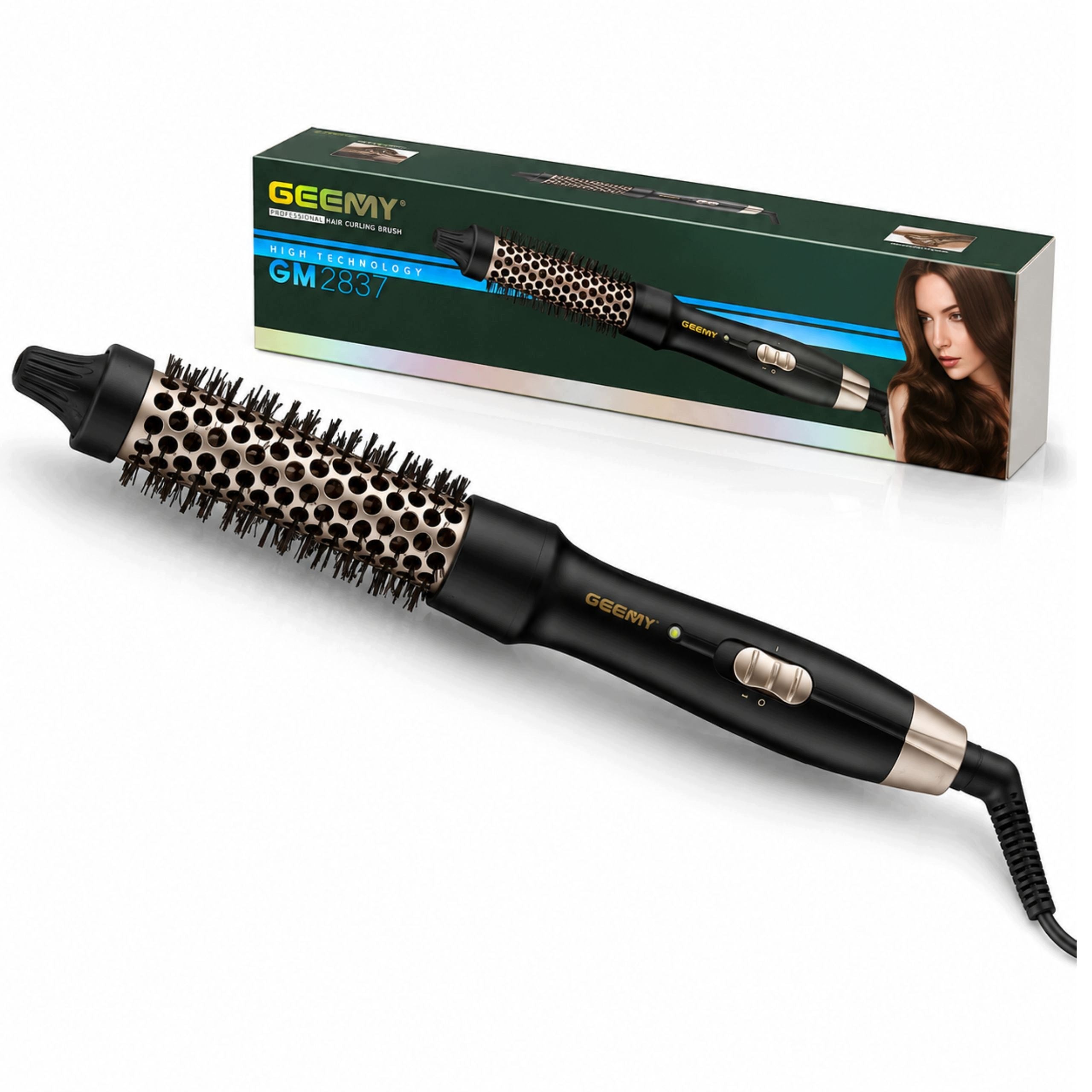 Hair Brush Curler Ceramic Electric Thermal Brush 35W