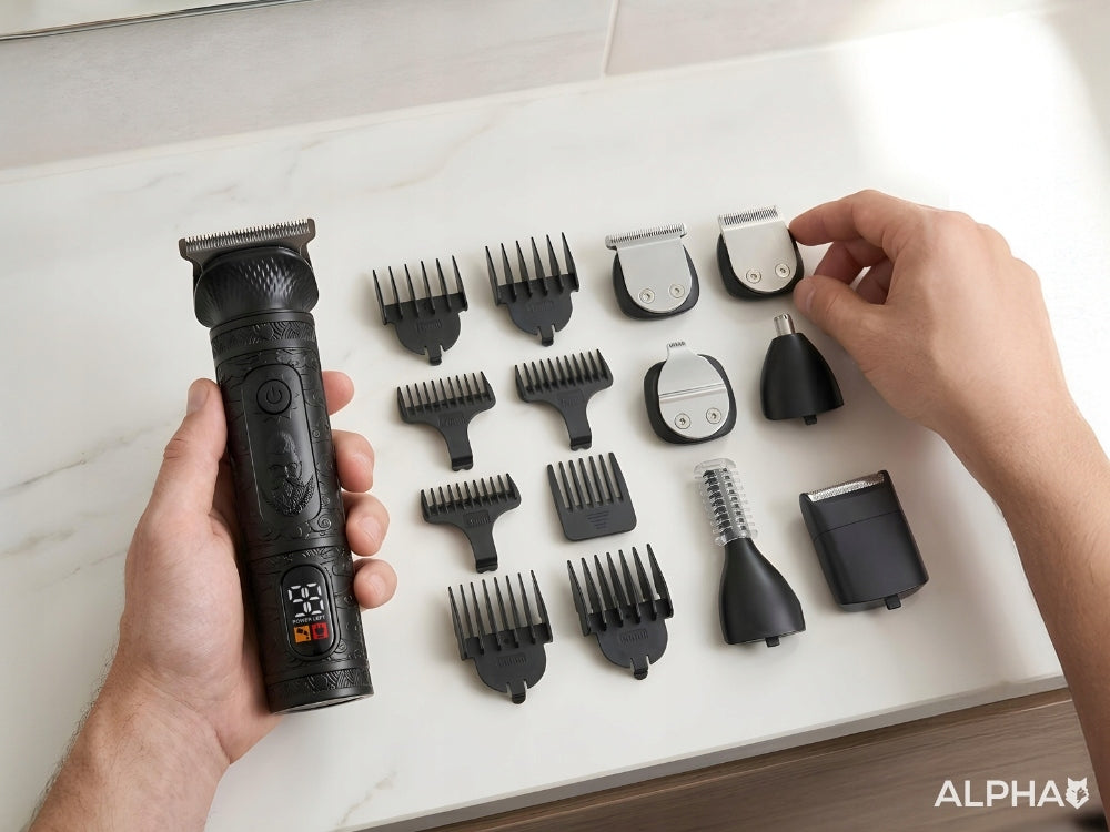 Hair Clipper, Beard 7in1 - Shaver + Nose Trimmer Alpha Medical device no