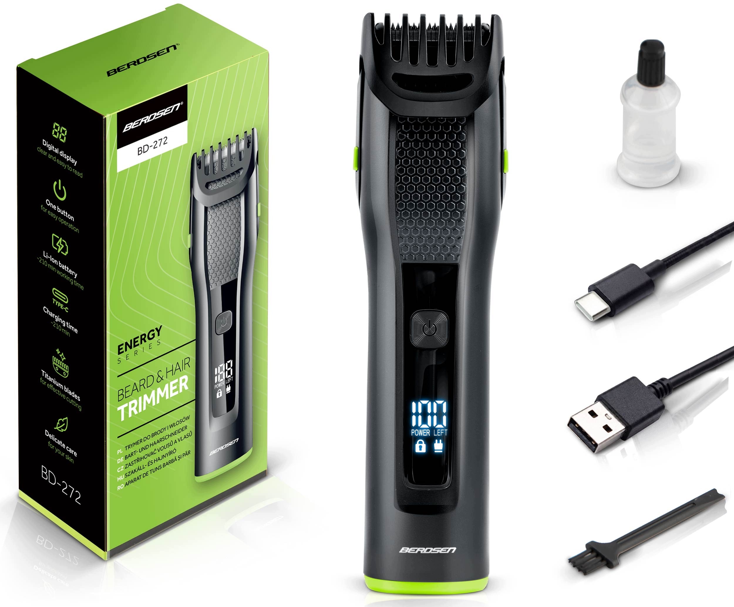 Hair Clipper Beard Body Beard Intimate Places Shaver Packaging status original