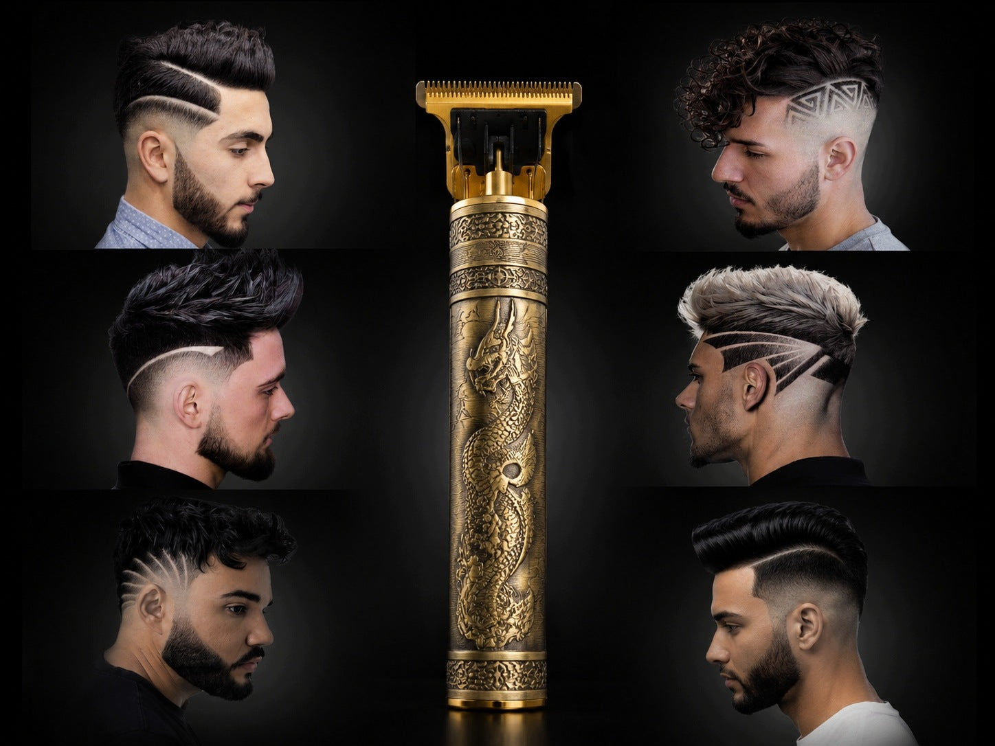 Hair Clipper Beard Trimmer T9 T-Blade Wireless USB-C Packaging status original