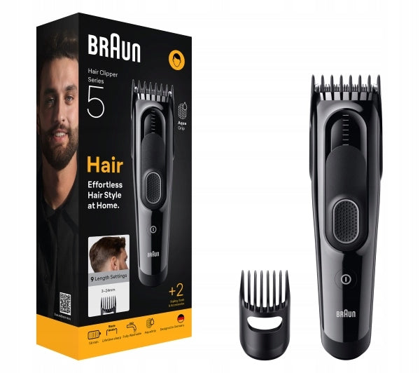 Hair Clipper Braun HC5510 3-24mm 9 Lengths 50min Brand Braun