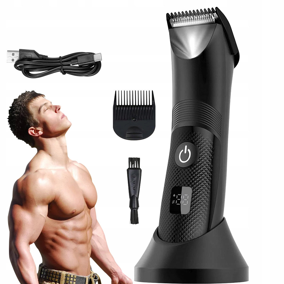 Hair Clipper for Shaving INTIMATE AREAS Hair Beard IPX7