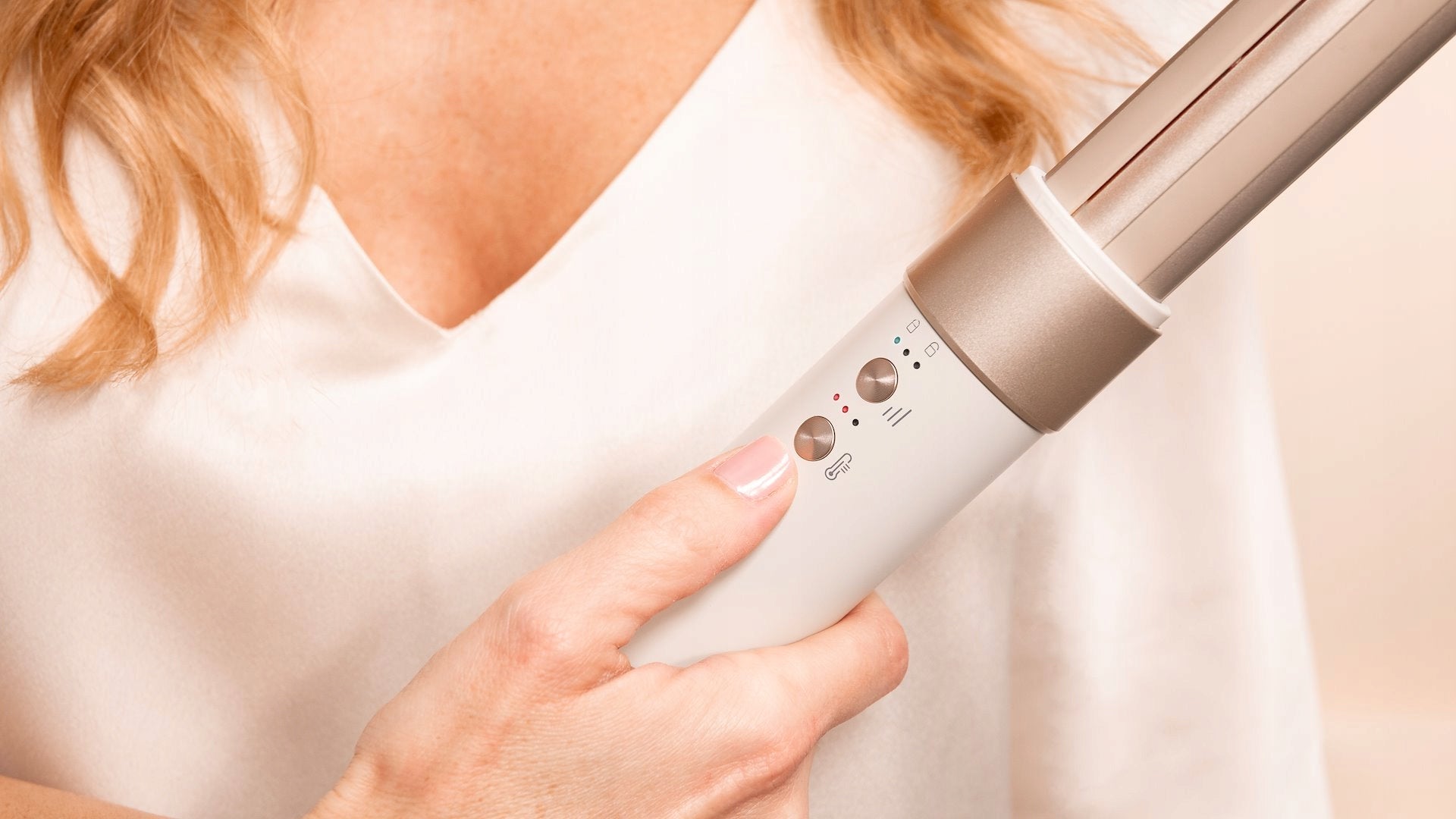 Hair Curler-Dryer 8in1 Cecotec Bamba CeramicCare AirGlam Champagne Brand Cecotec
