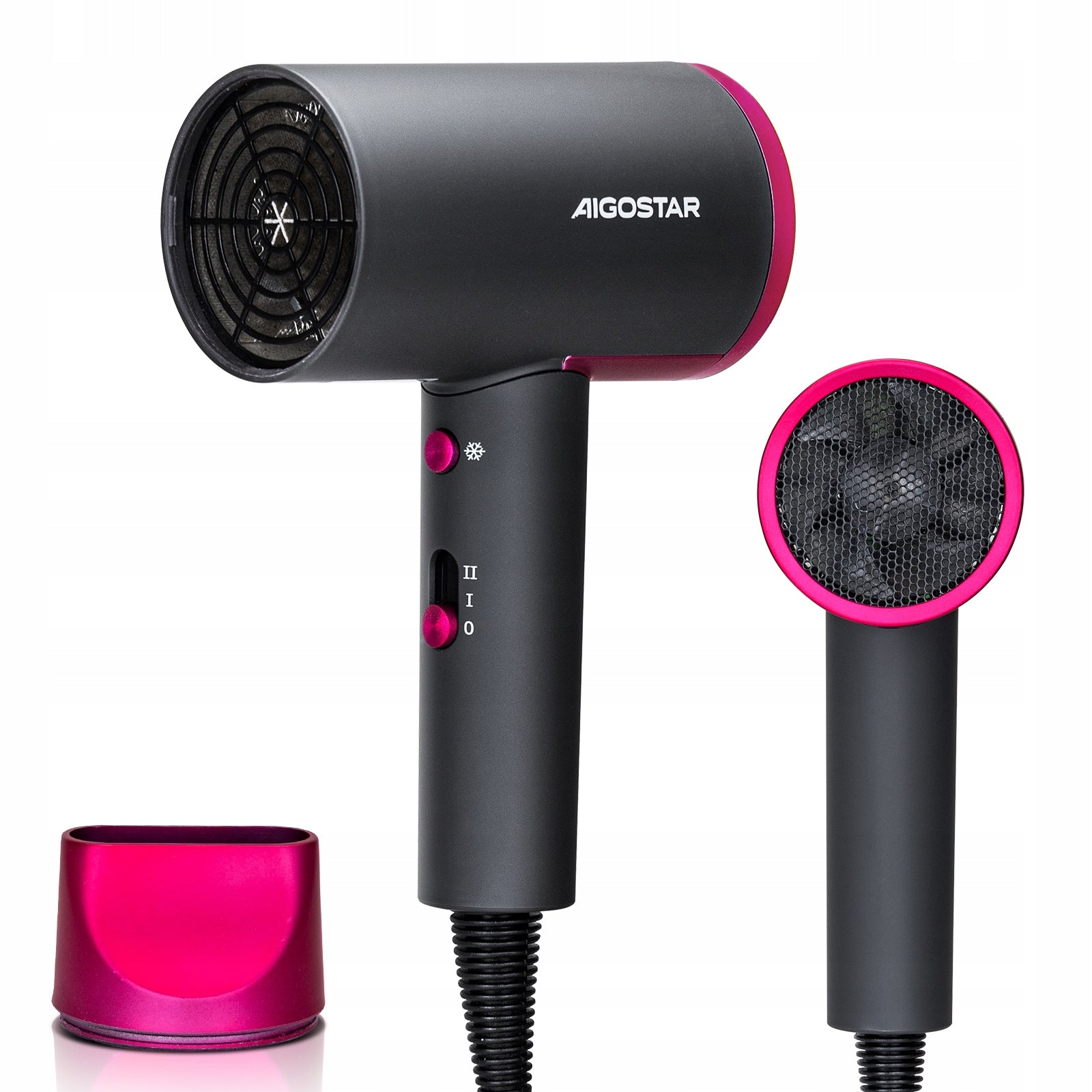 Hair Dryer 2200W WITH IONIZATION Cold Air + Concentrator