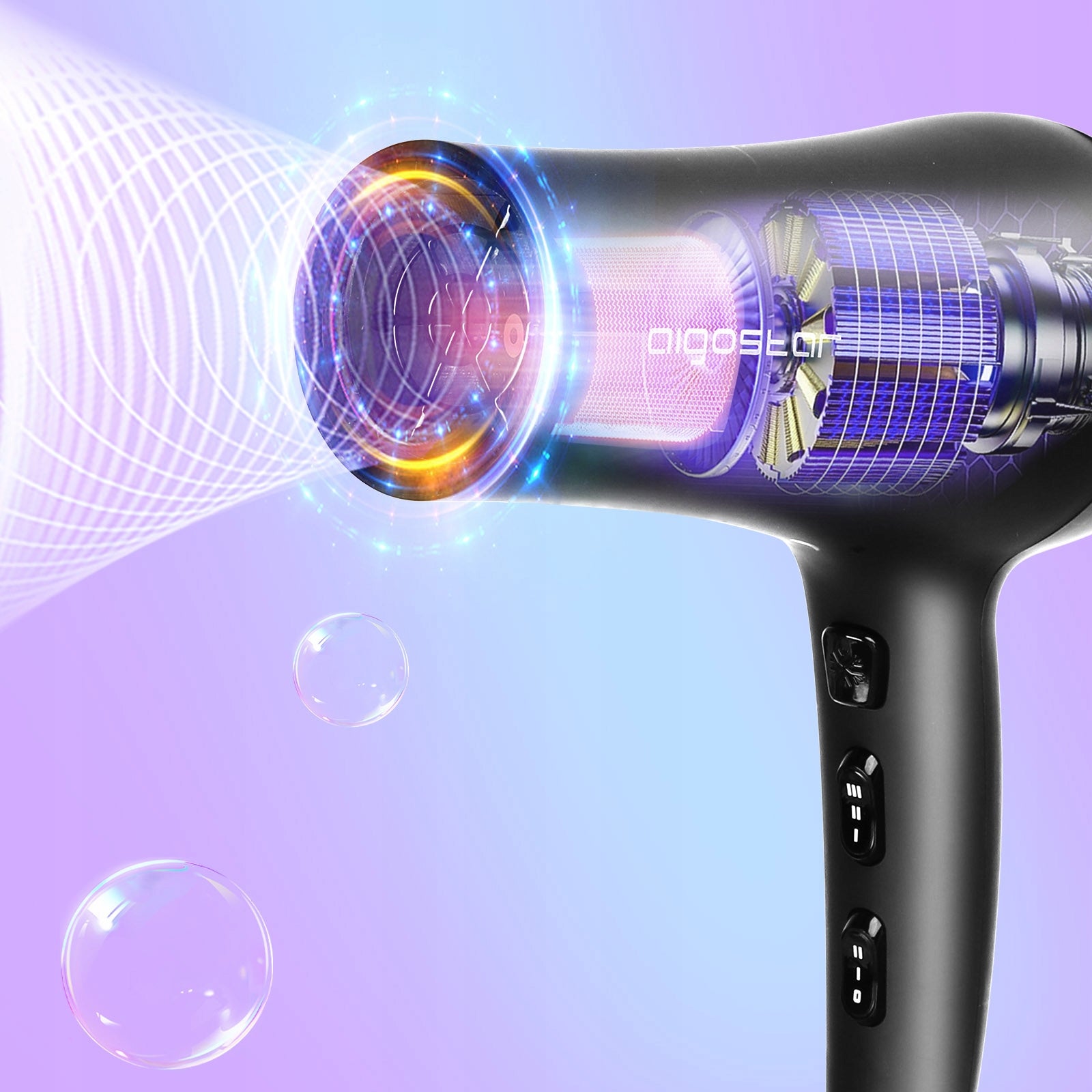 Hair Dryer 2400W Ionization Cold Air Diffuser Concentrator Manufacturer code 320000HIE