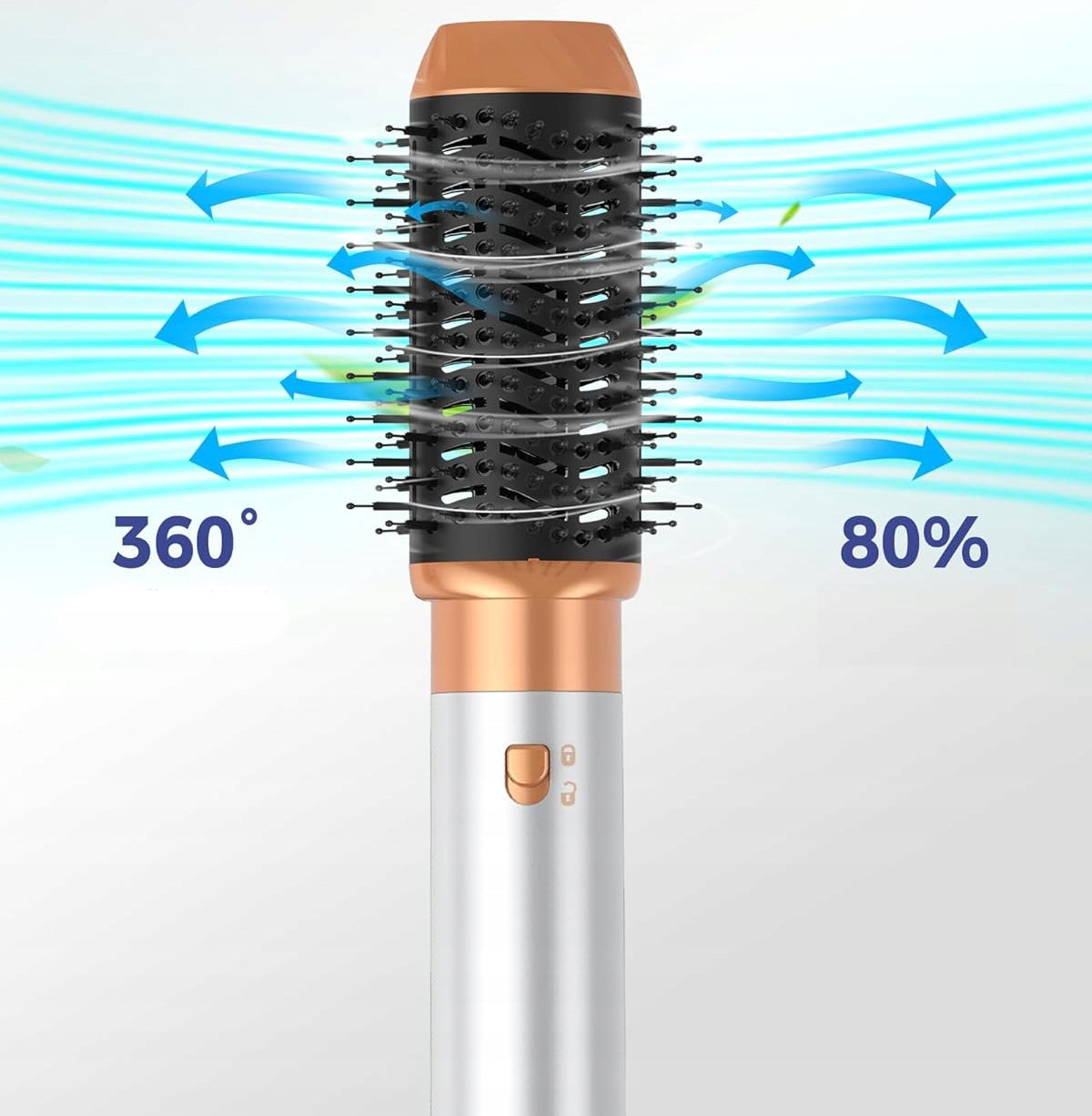 Hair Dryer 5in1 Curler Straightening Brush Ionization Tip Rotation Brand no brand