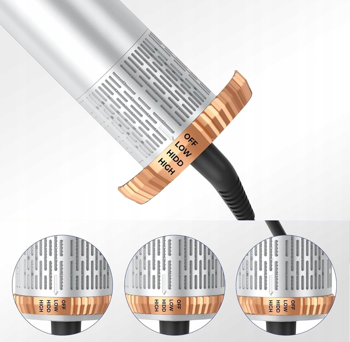 Hair Dryer 5in1 Curler Straightening Brush Ionization Tip Rotation Brand no brand