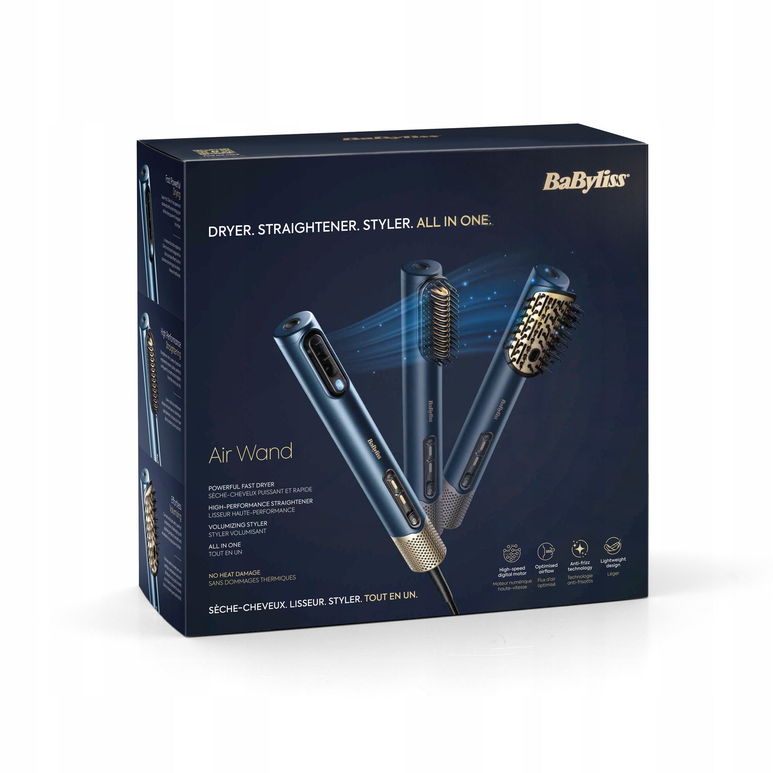Hair Dryer BaByliss AS6550E Air Wand 3in1 1500W