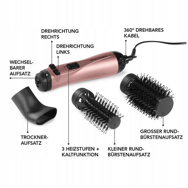 Hair Dryer Brush Hair Modeling Comb VitalMaxx Manufacturer code 06392