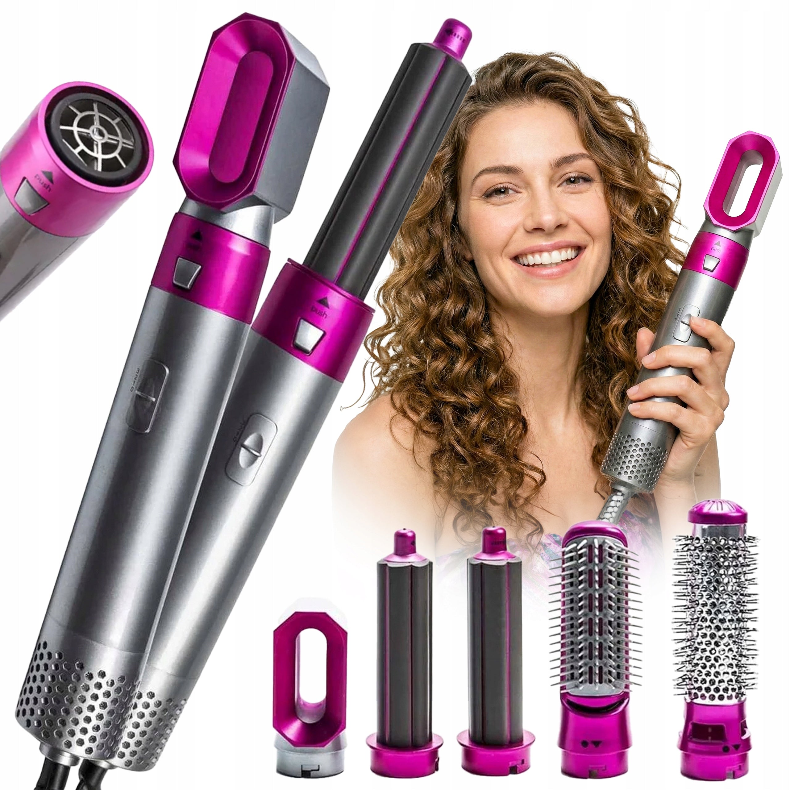 Hair Dryer-Curler PROFESSIONAL IONIZATION STYLER SET