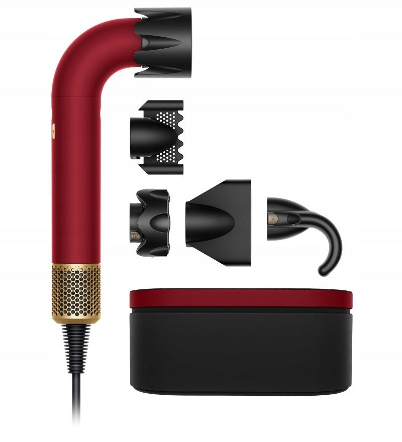 Hair Dryer Dyson Supersonic r Straight+Wavy Velvet Red