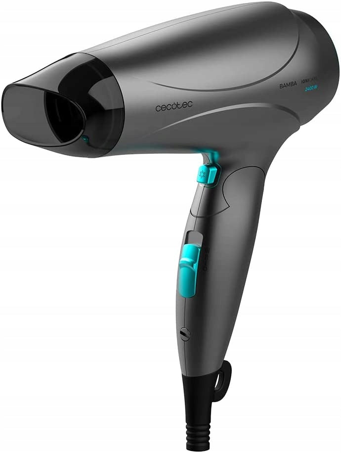 Hair Dryer Folding IoniCare Power&Go Cecotec 2400W Ionization Grey